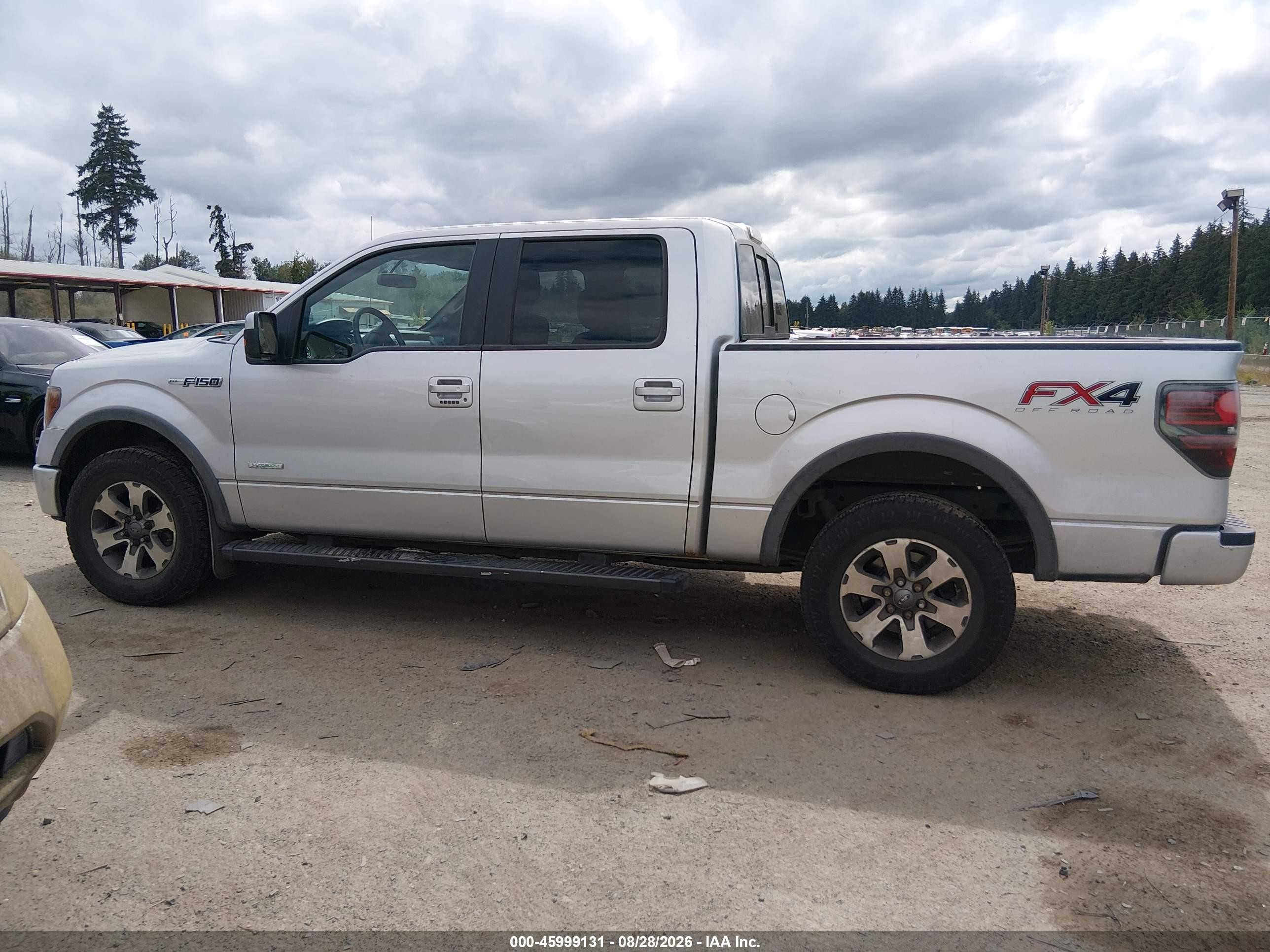 2014 Ford F-150 Fx4 Silver vin: 1FTFW1ET2EFA86787