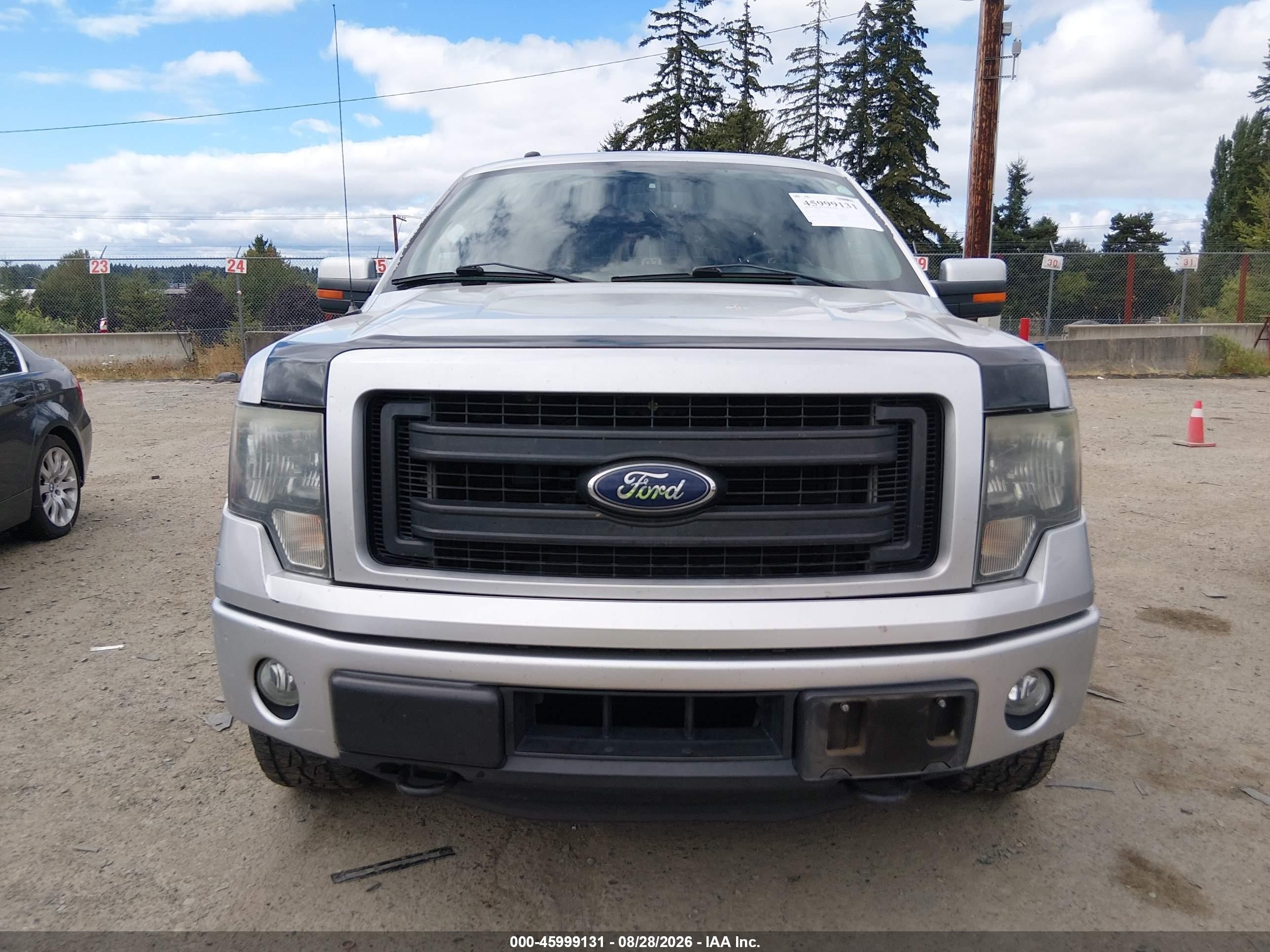 2014 Ford F-150 Fx4 Silver vin: 1FTFW1ET2EFA86787