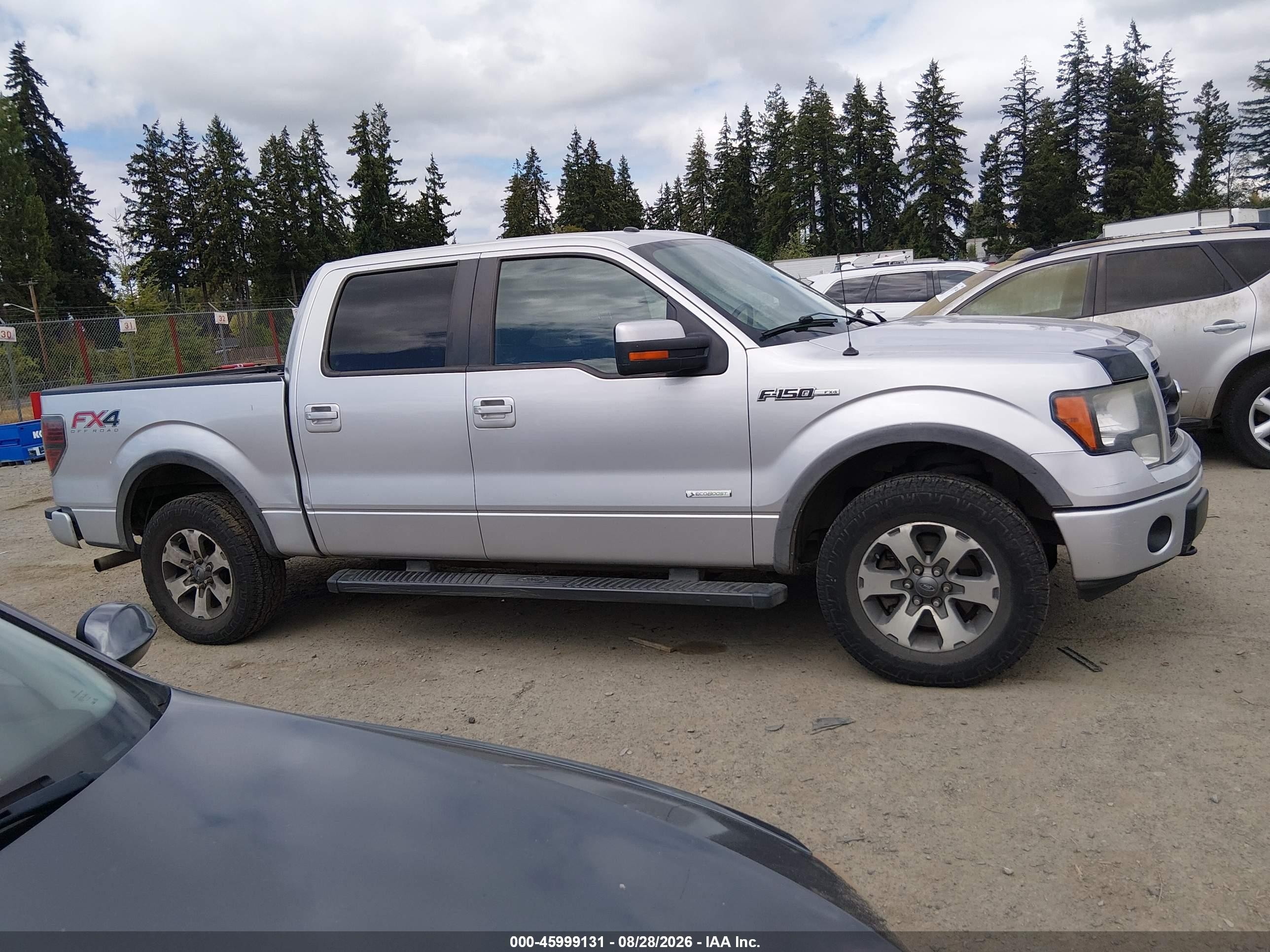 2014 Ford F-150 Fx4 Silver vin: 1FTFW1ET2EFA86787