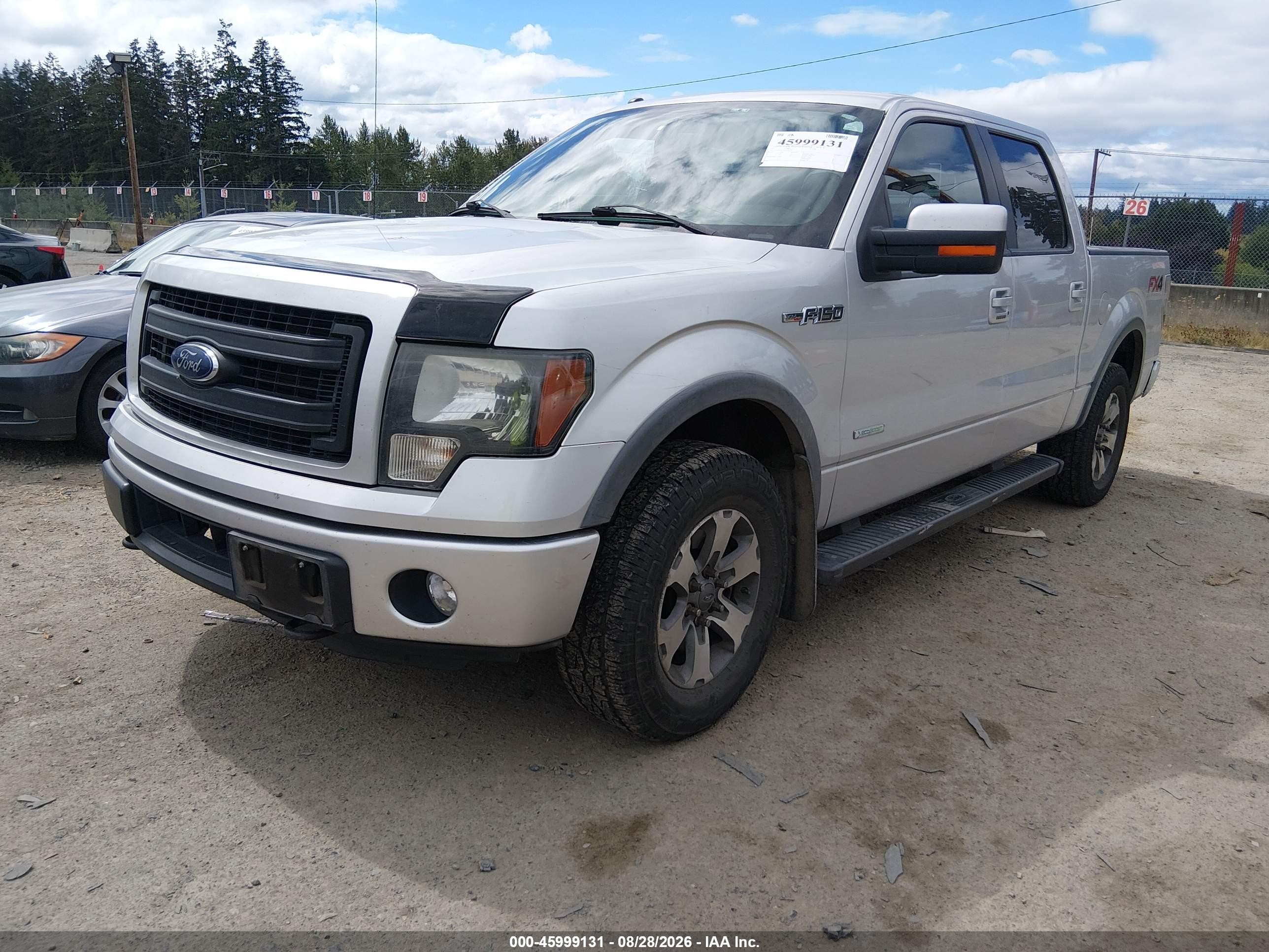 2014 Ford F-150 Fx4 Silver vin: 1FTFW1ET2EFA86787