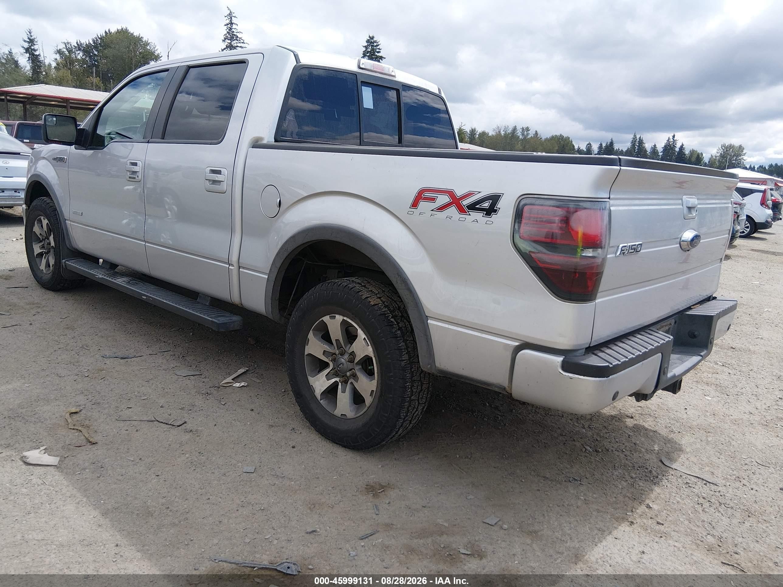2014 Ford F-150 Fx4 Silver vin: 1FTFW1ET2EFA86787