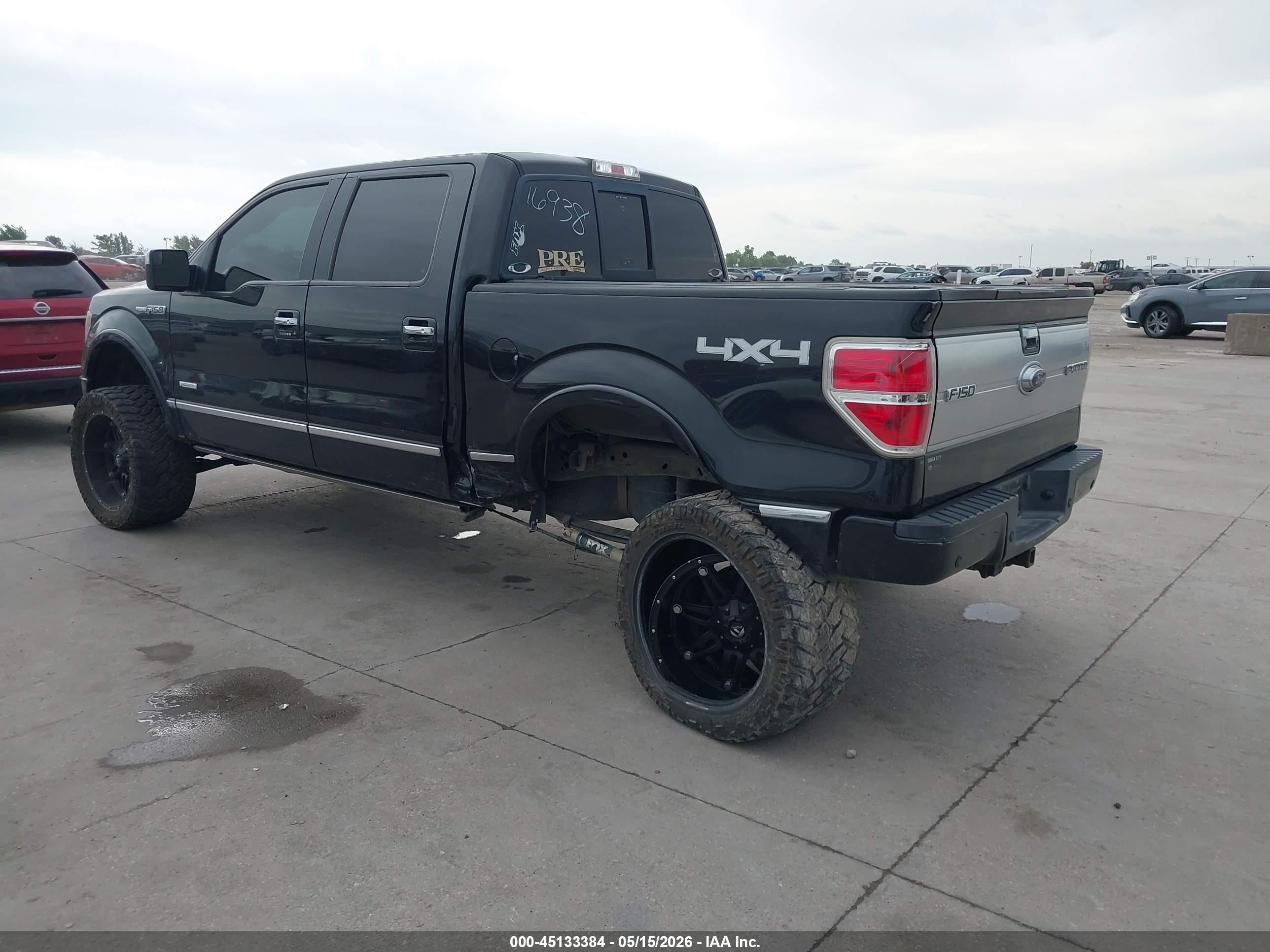 2014 Ford F-150 Platinum Черный vin: 1FTFW1ET2EFB47264