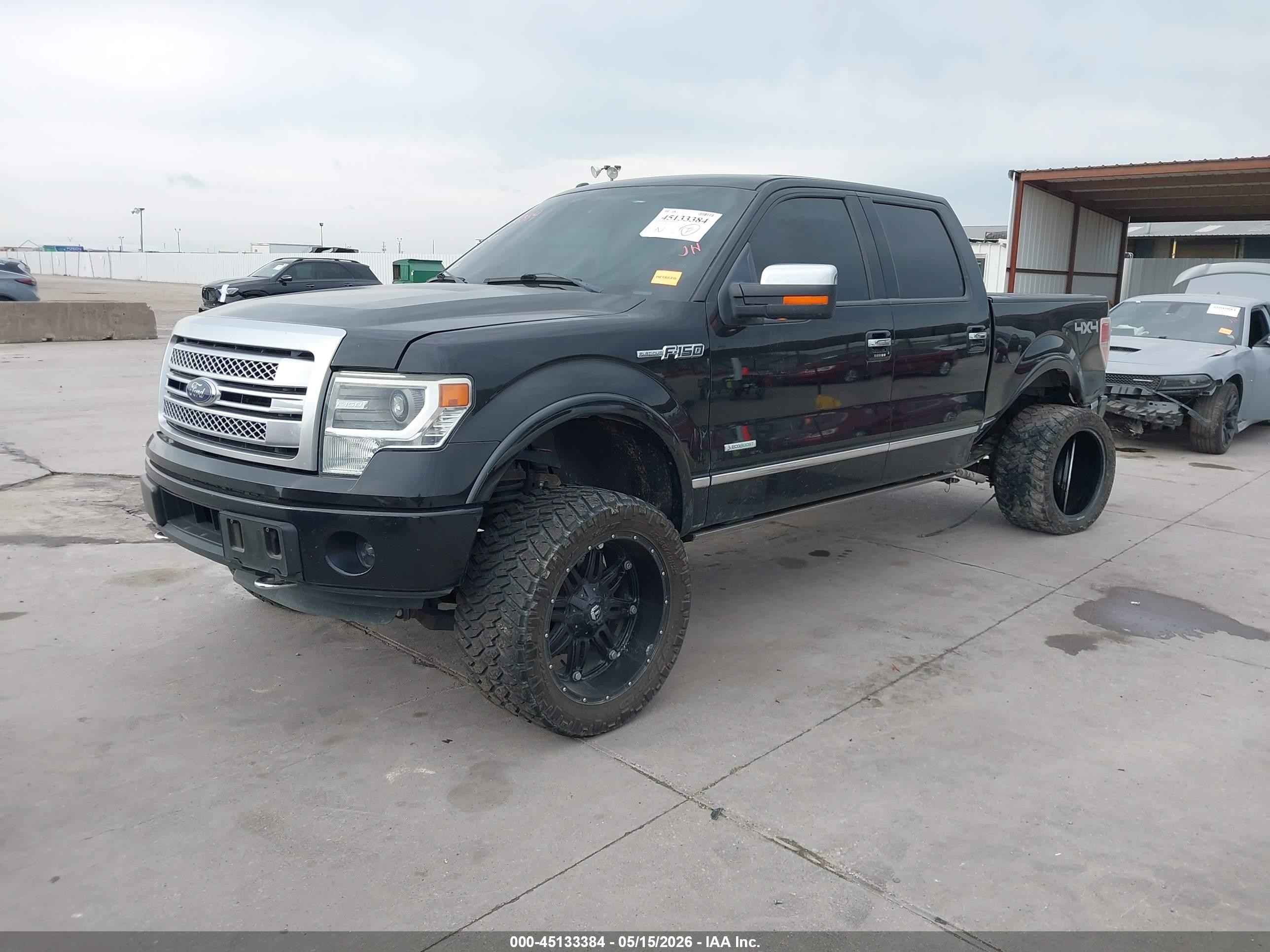 2014 Ford F-150 Platinum Черный vin: 1FTFW1ET2EFB47264