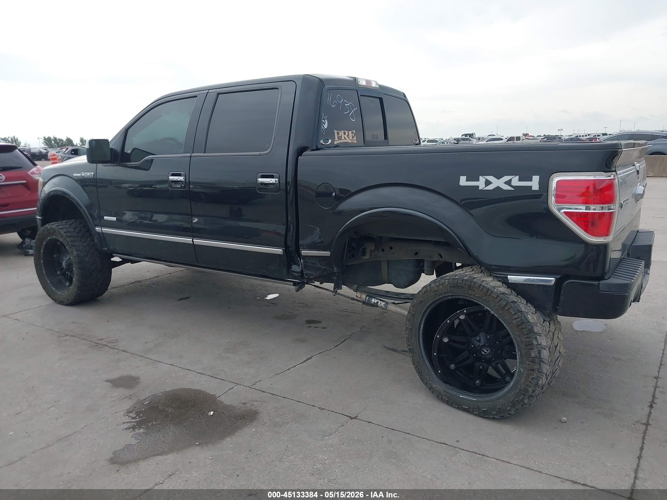 2014 Ford F-150 Platinum Черный vin: 1FTFW1ET2EFB47264
