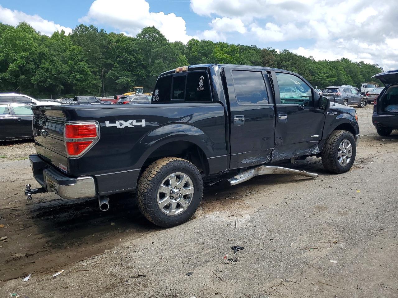 2014 Ford F150 Supercrew Black vin: 1FTFW1ET2EFB49001