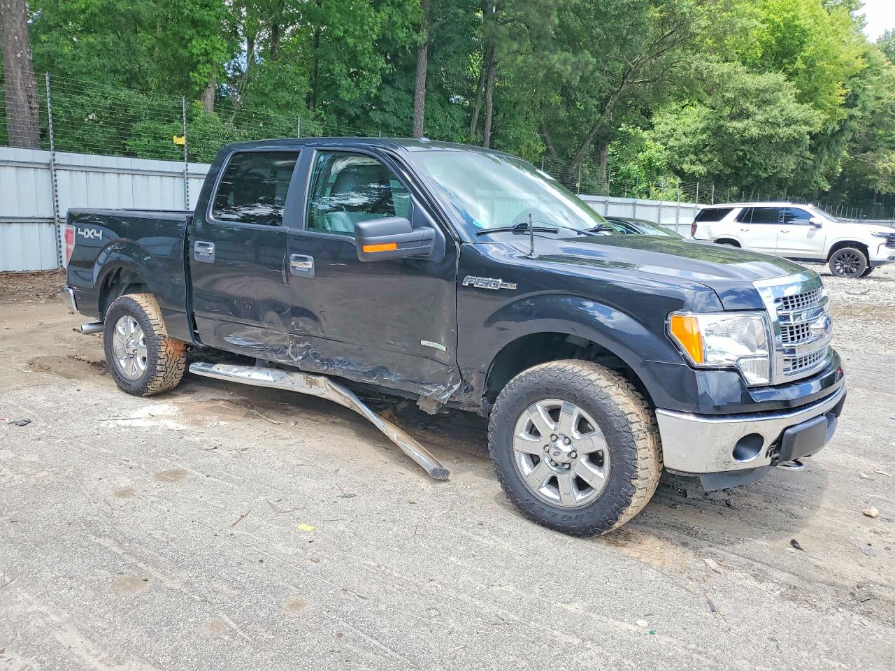 2014 Ford F150 Supercrew Black vin: 1FTFW1ET2EFB49001
