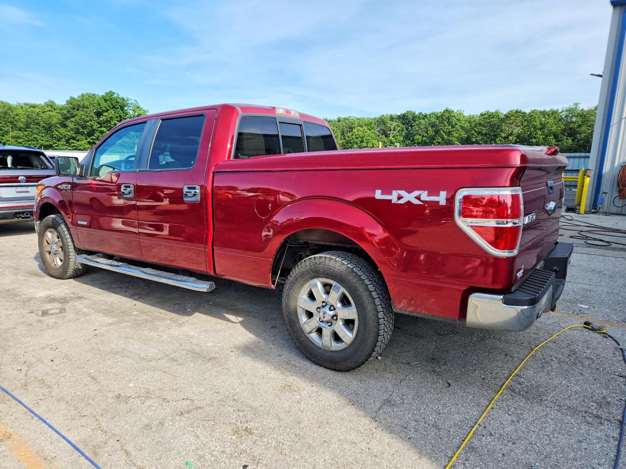 2014 Ford F150 Supercrew Red vin: 1FTFW1ET2EFB85044