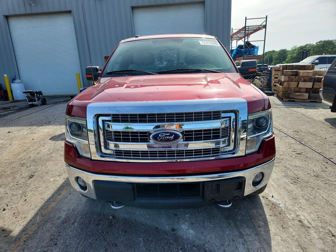2014 Ford F150 Supercrew Red vin: 1FTFW1ET2EFB85044