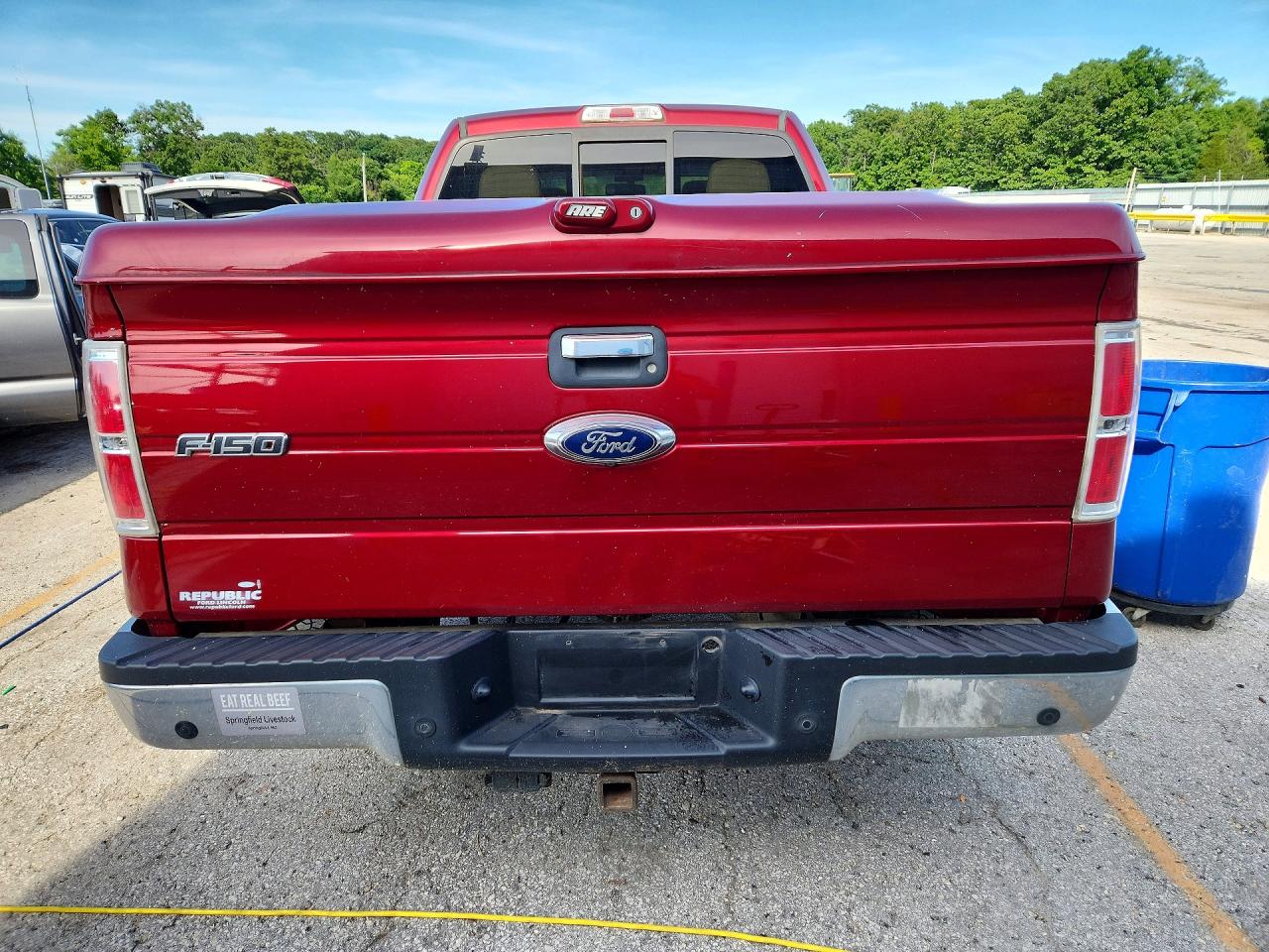 2014 Ford F150 Supercrew Red vin: 1FTFW1ET2EFB85044