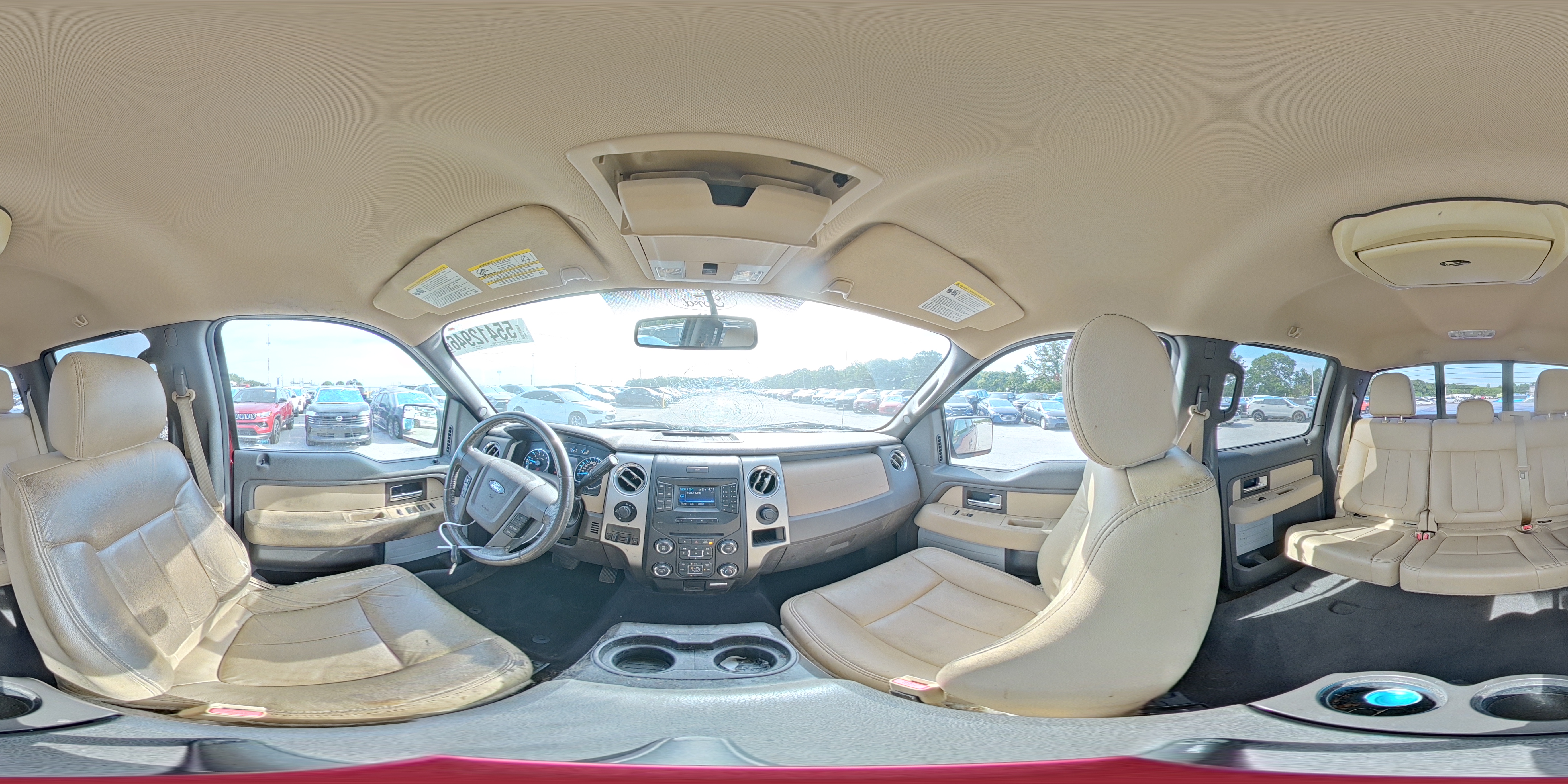 2014 Ford F150 Supercrew Red vin: 1FTFW1ET2EFB85044