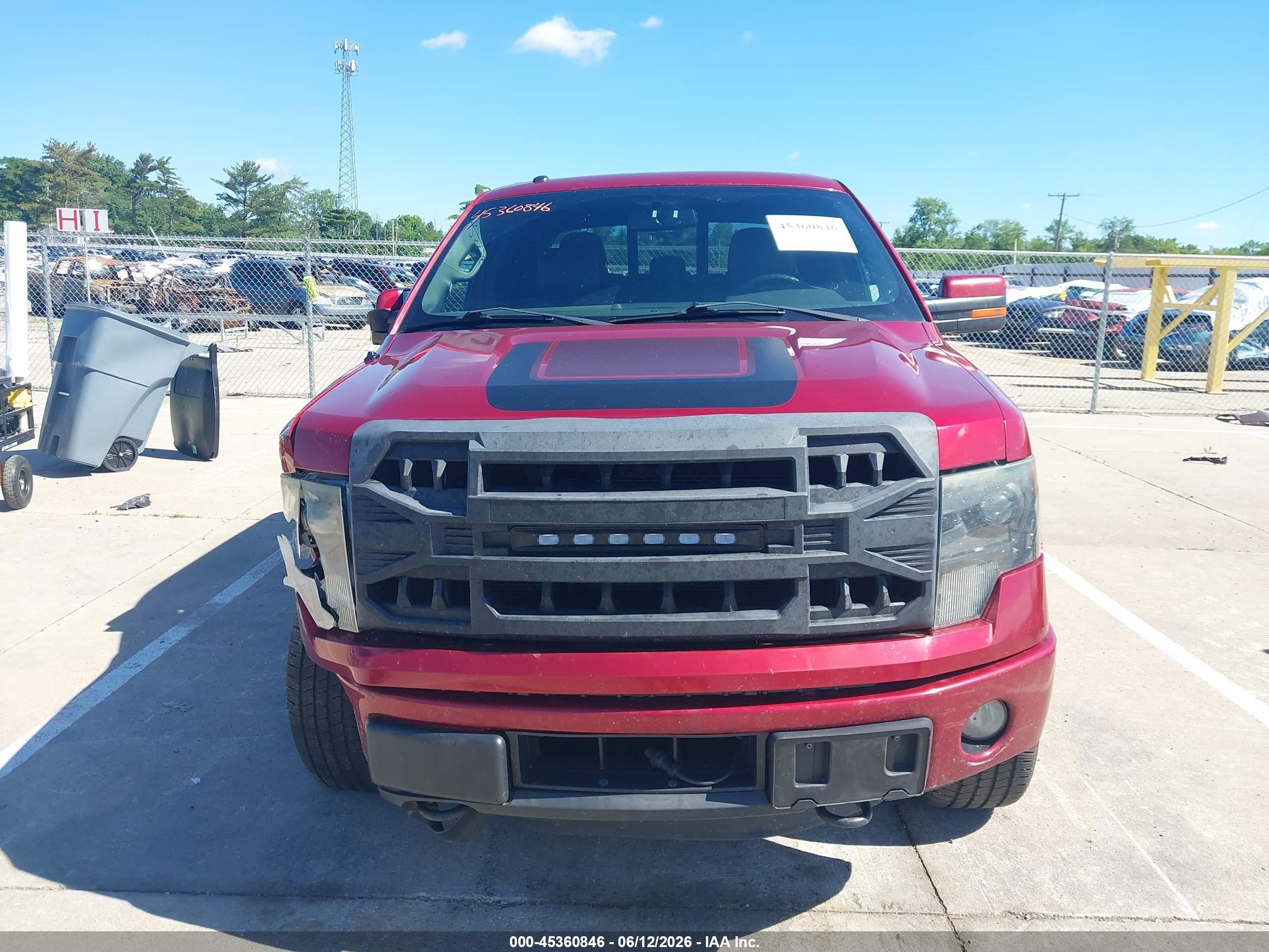 2014 Ford F-150 Fx4 Red vin: 1FTFW1ET2EFD00211