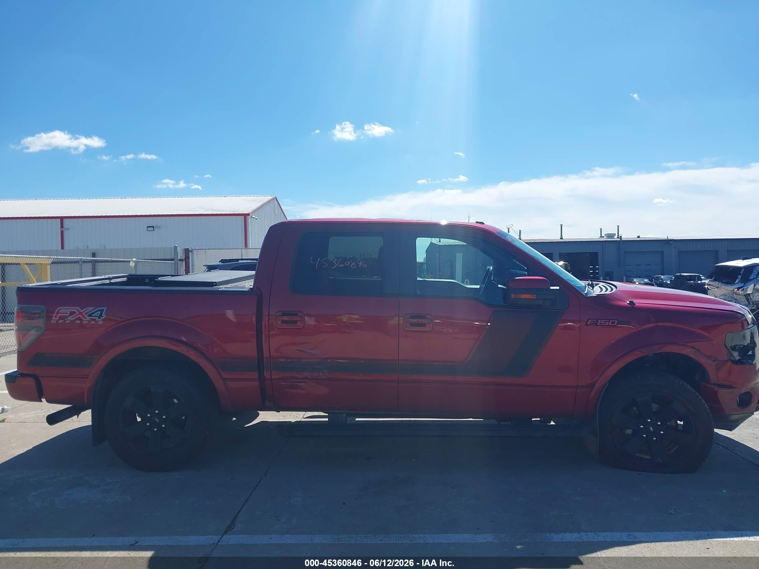 2014 Ford F-150 Fx4 Red vin: 1FTFW1ET2EFD00211