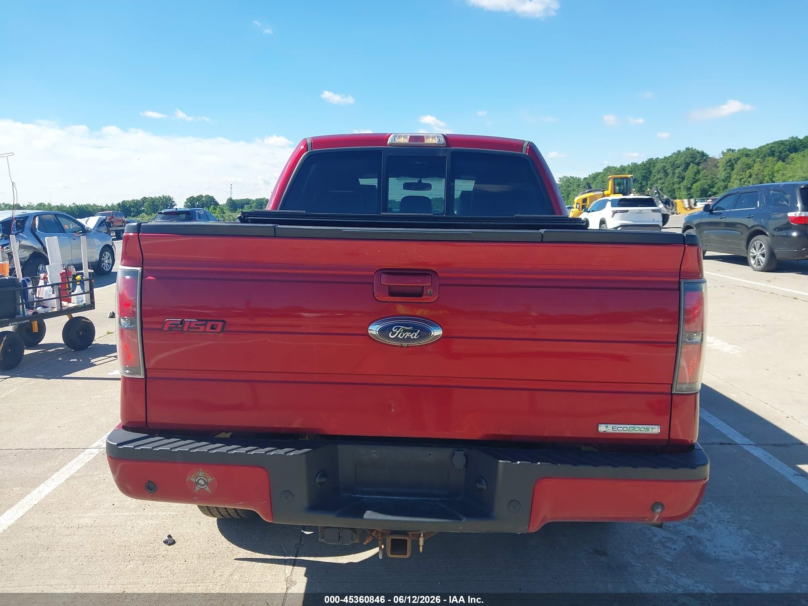 2014 Ford F-150 Fx4 Red vin: 1FTFW1ET2EFD00211