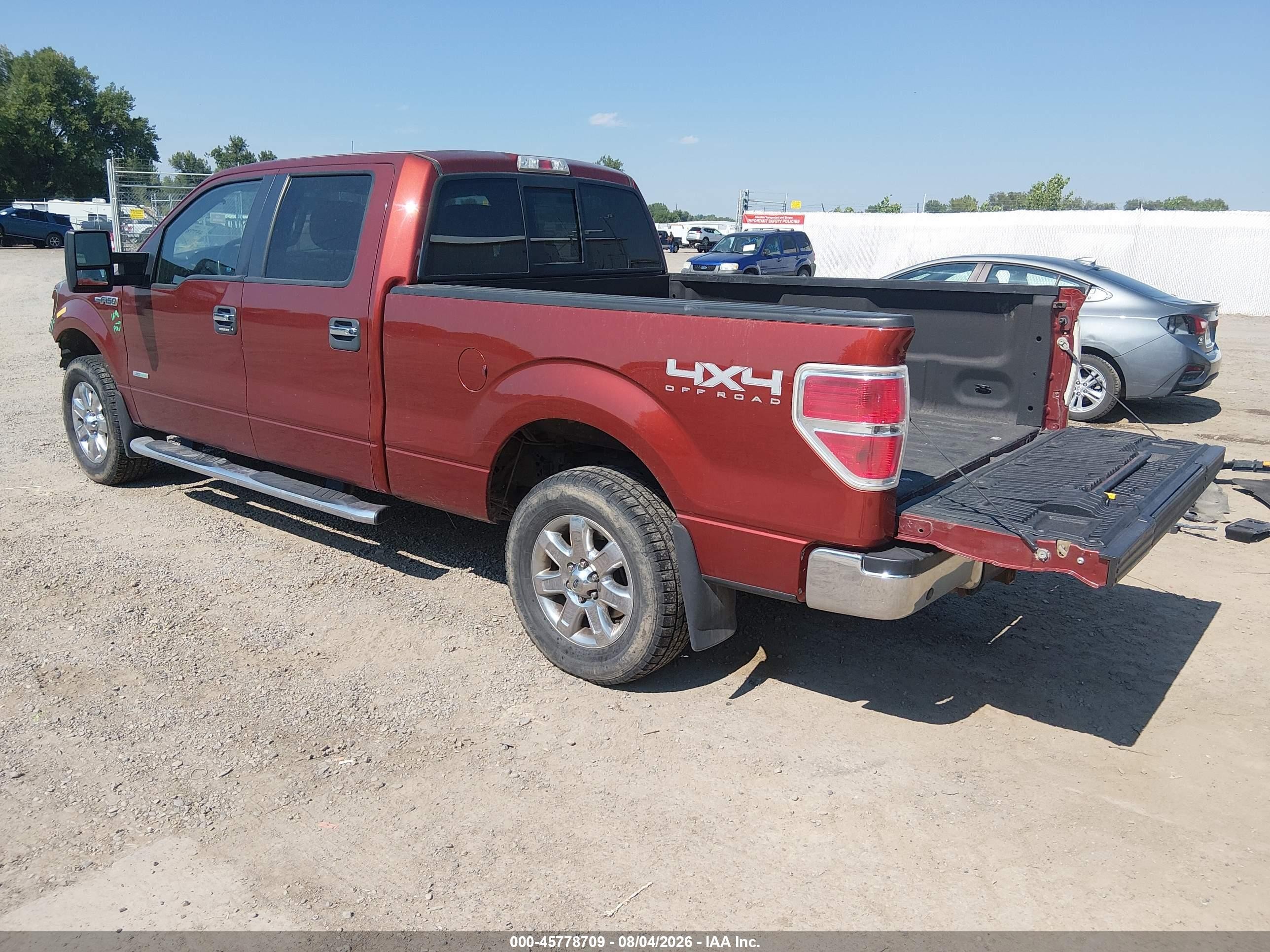 2014 Ford F-150 Xlt Red vin: 1FTFW1ET2EKE91300