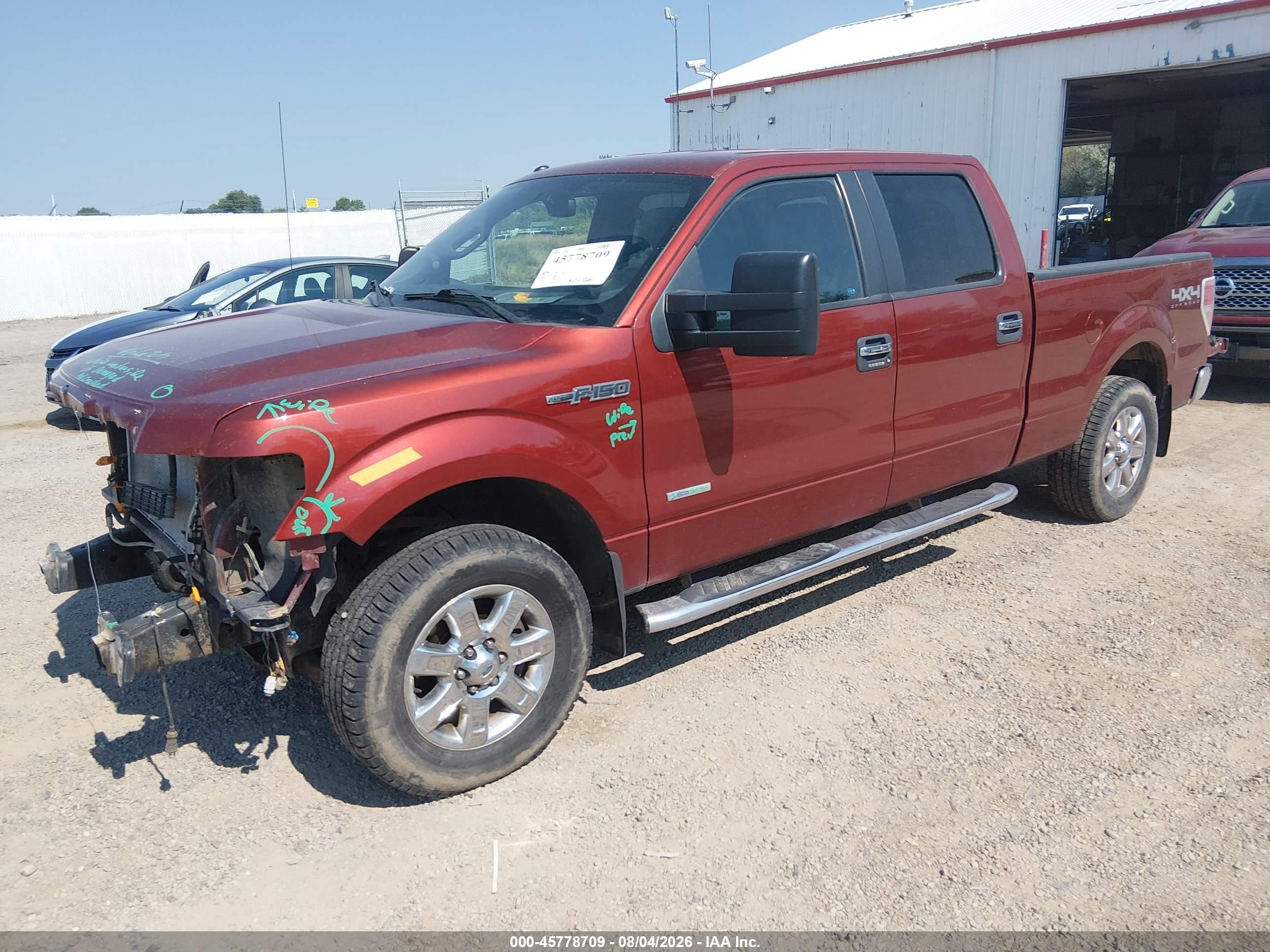 2014 Ford F-150 Xlt Red vin: 1FTFW1ET2EKE91300