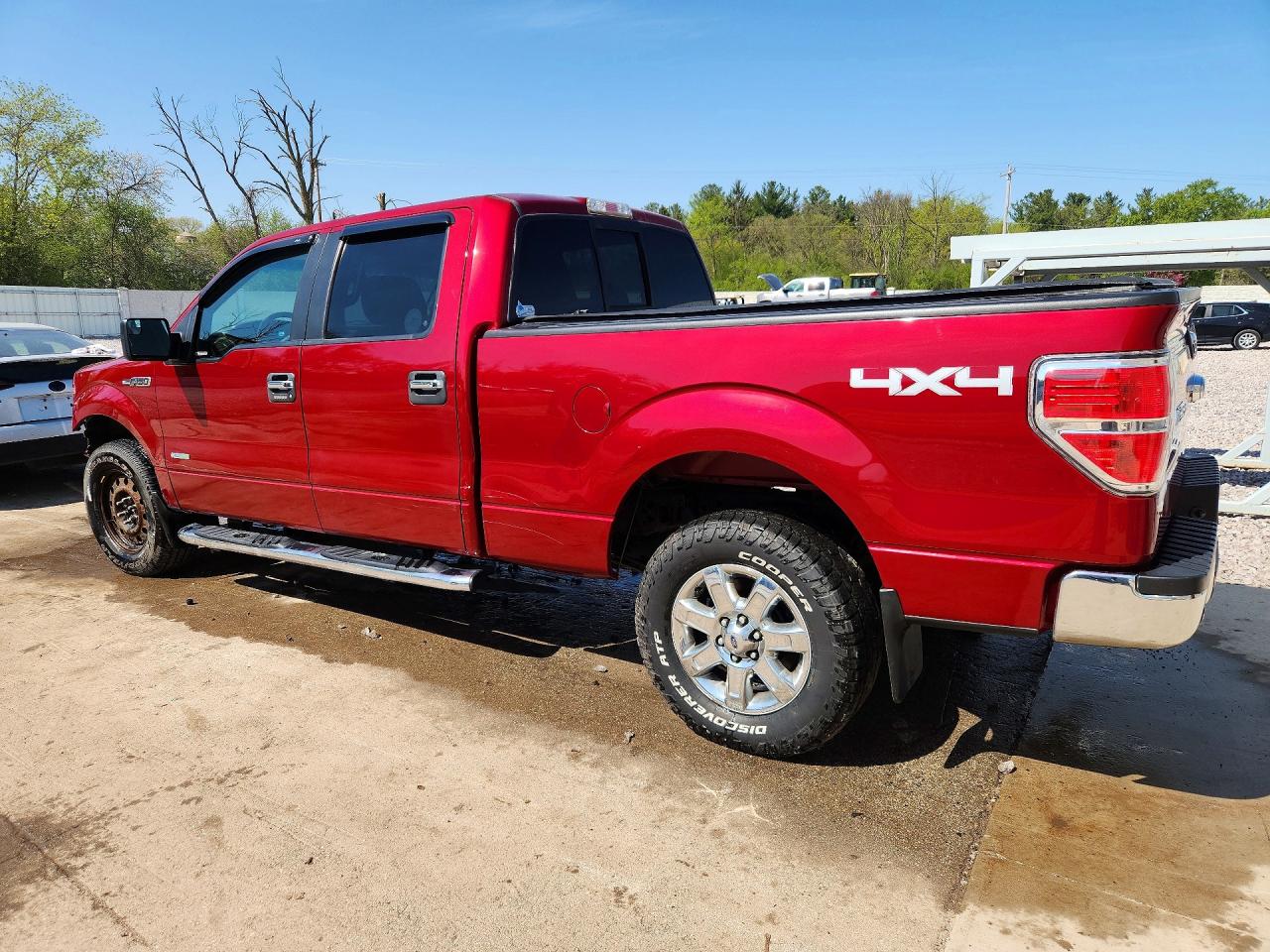 2014 Ford F150 Supercrew Burgundy vin: 1FTFW1ET2EKF24974