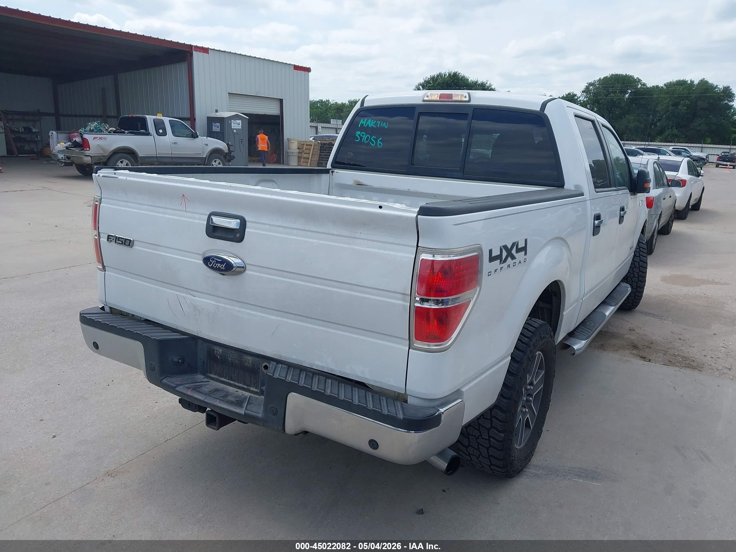 2014 Ford F-150 Xlt White vin: 1FTFW1ET2EKF95575