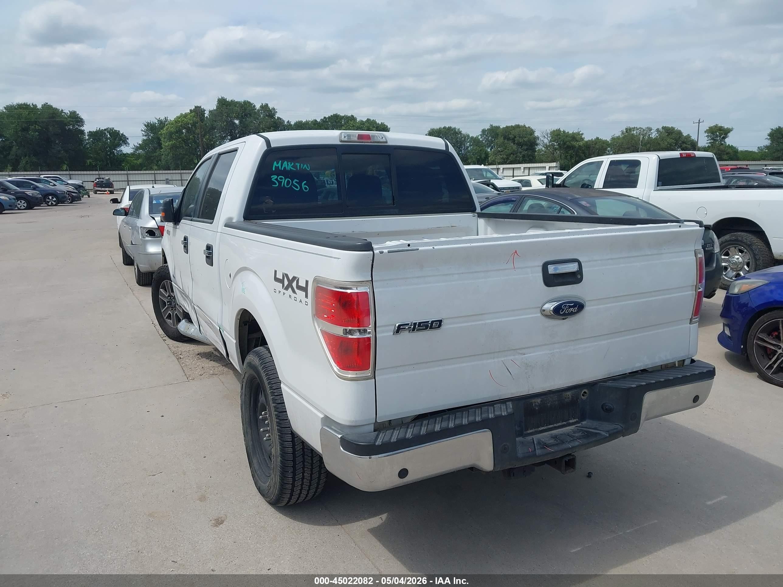2014 Ford F-150 Xlt White vin: 1FTFW1ET2EKF95575