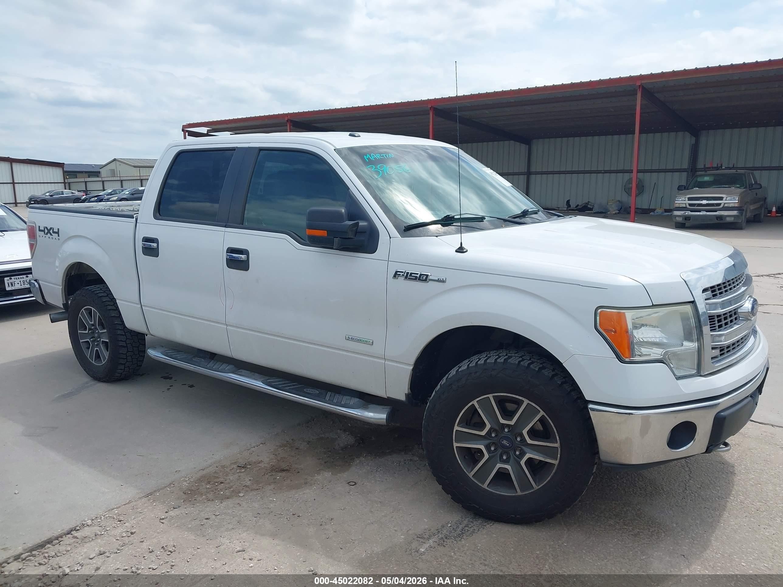 2014 Ford F-150 Xlt White vin: 1FTFW1ET2EKF95575