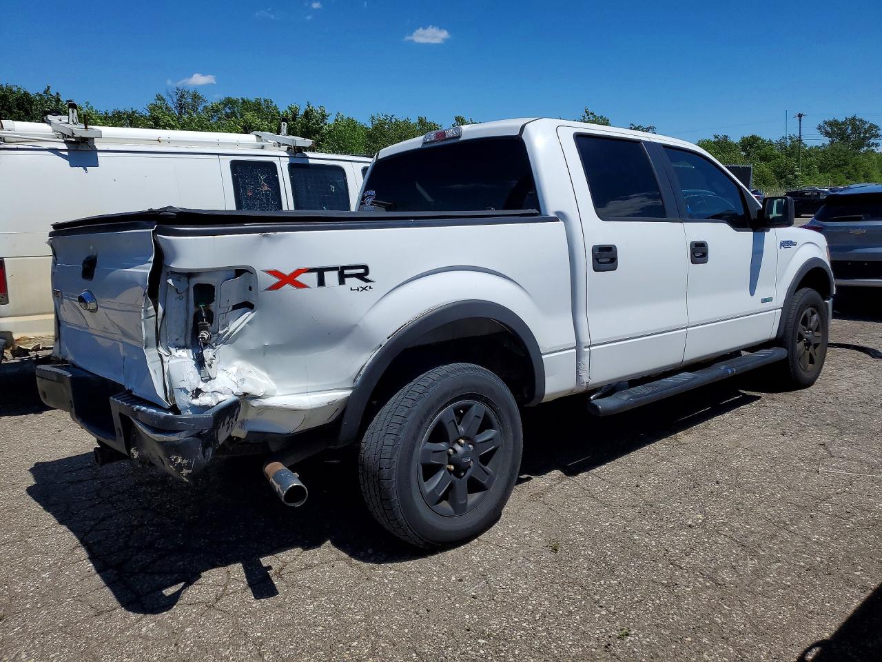 2014 Ford F150 Supercrew White vin: 1FTFW1ET2EKF96628