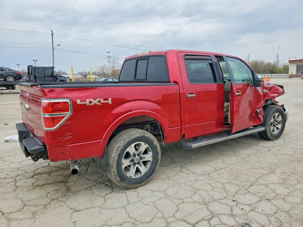 2011 Ford F150 Supercrew Red vin: 1FTFW1ET3BFA58461