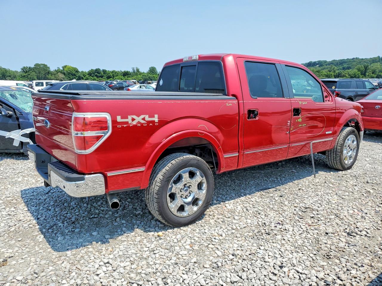 2011 Ford F150 Supercrew Red vin: 1FTFW1ET3BFA91606