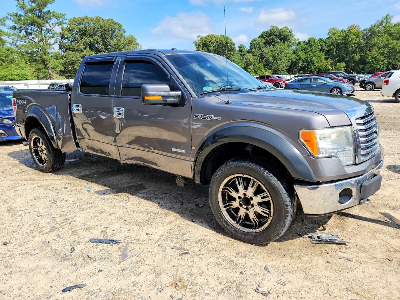 2011 Ford F150 Supercrew Gray vin: 1FTFW1ET3BFB19873