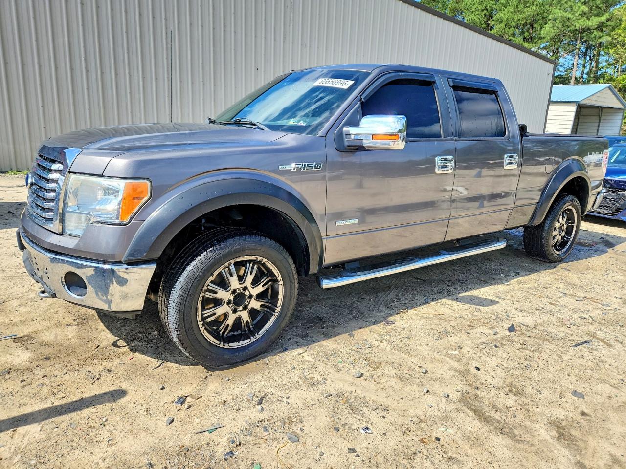2011 Ford F150 Supercrew Gray vin: 1FTFW1ET3BFB19873