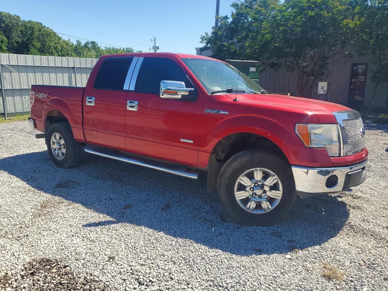 2011 Ford F150 Supercrew Red vin: 1FTFW1ET3BFB28203