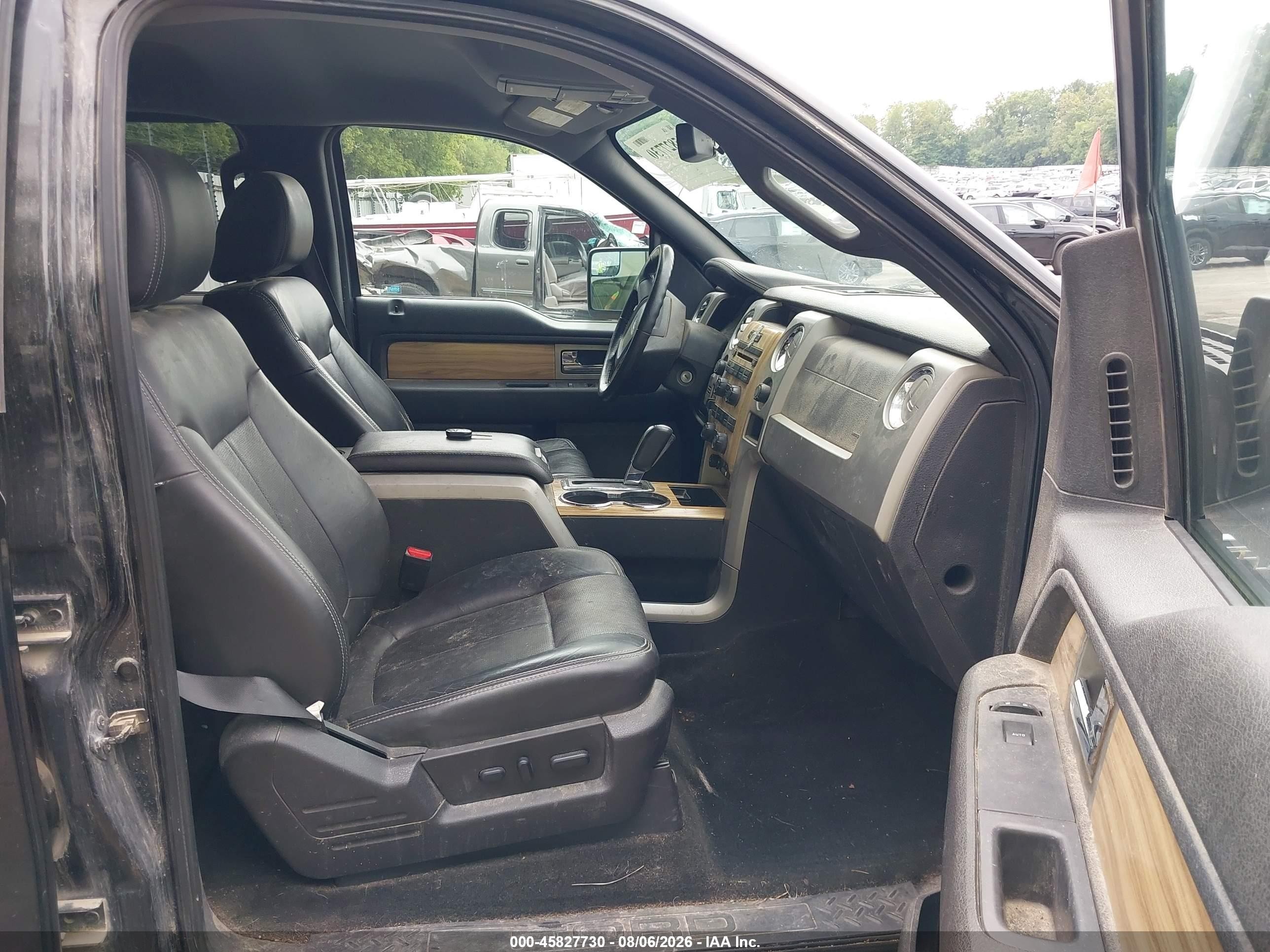 2011 Ford F-150 Lariat Black vin: 1FTFW1ET3BFC04308