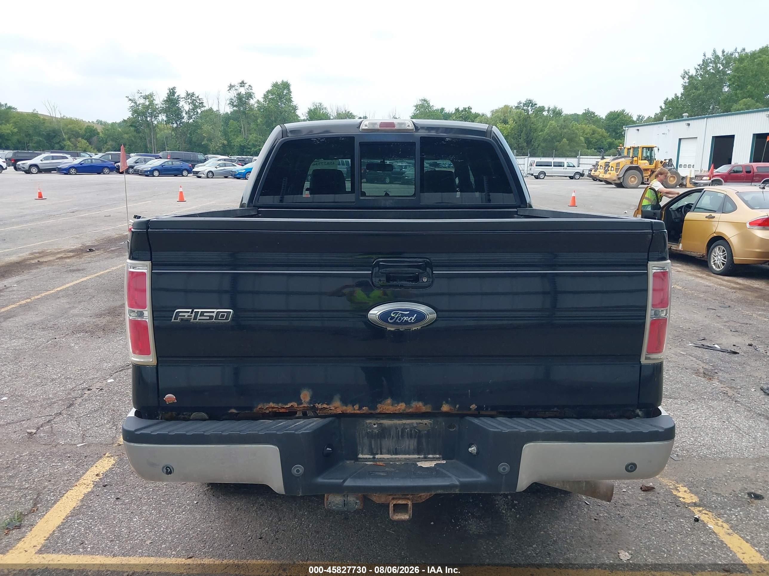 2011 Ford F-150 Lariat Black vin: 1FTFW1ET3BFC04308