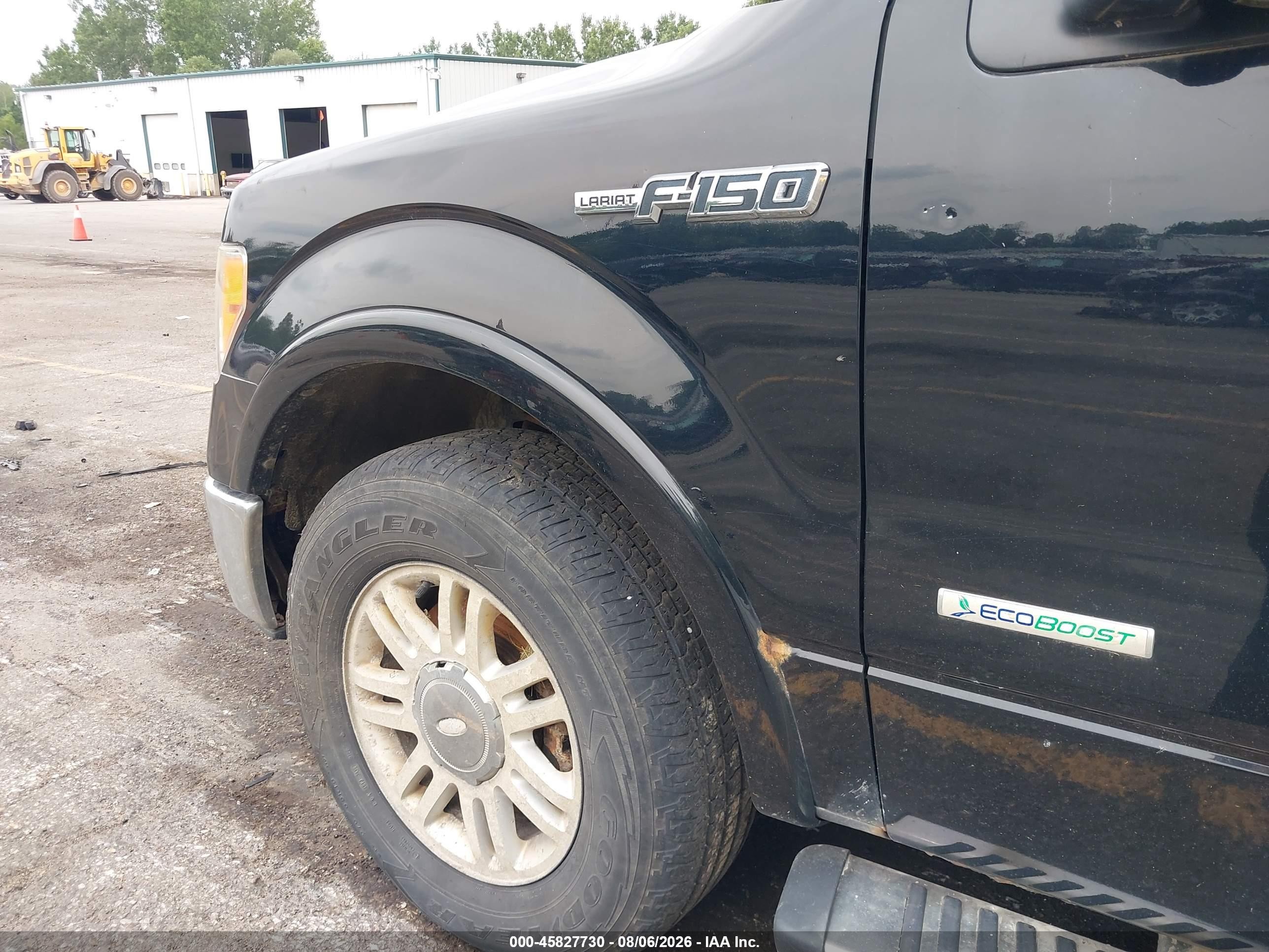 2011 Ford F-150 Lariat Black vin: 1FTFW1ET3BFC04308