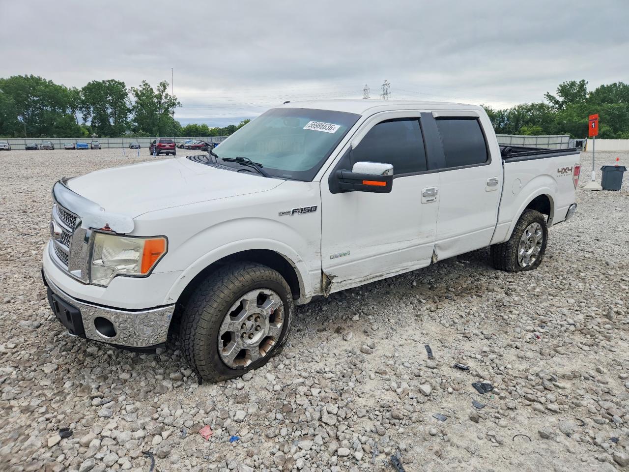 2011 Ford F150 Supercrew White vin: 1FTFW1ET3BFC34411