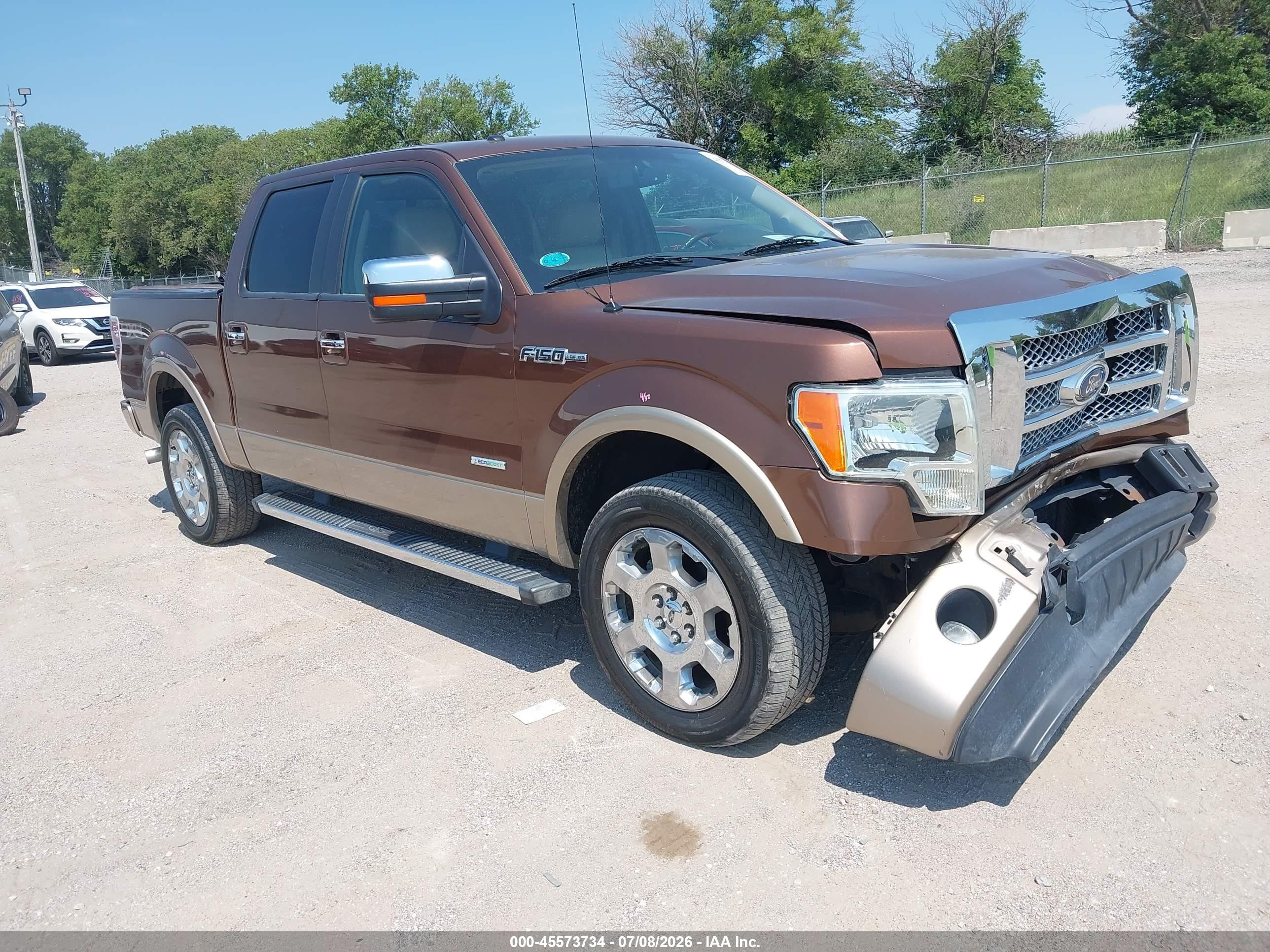 2011 Ford F-150 Fx4/king Ranch/lariat/platinum/xlt Brown vin: 1FTFW1ET3BFC65223