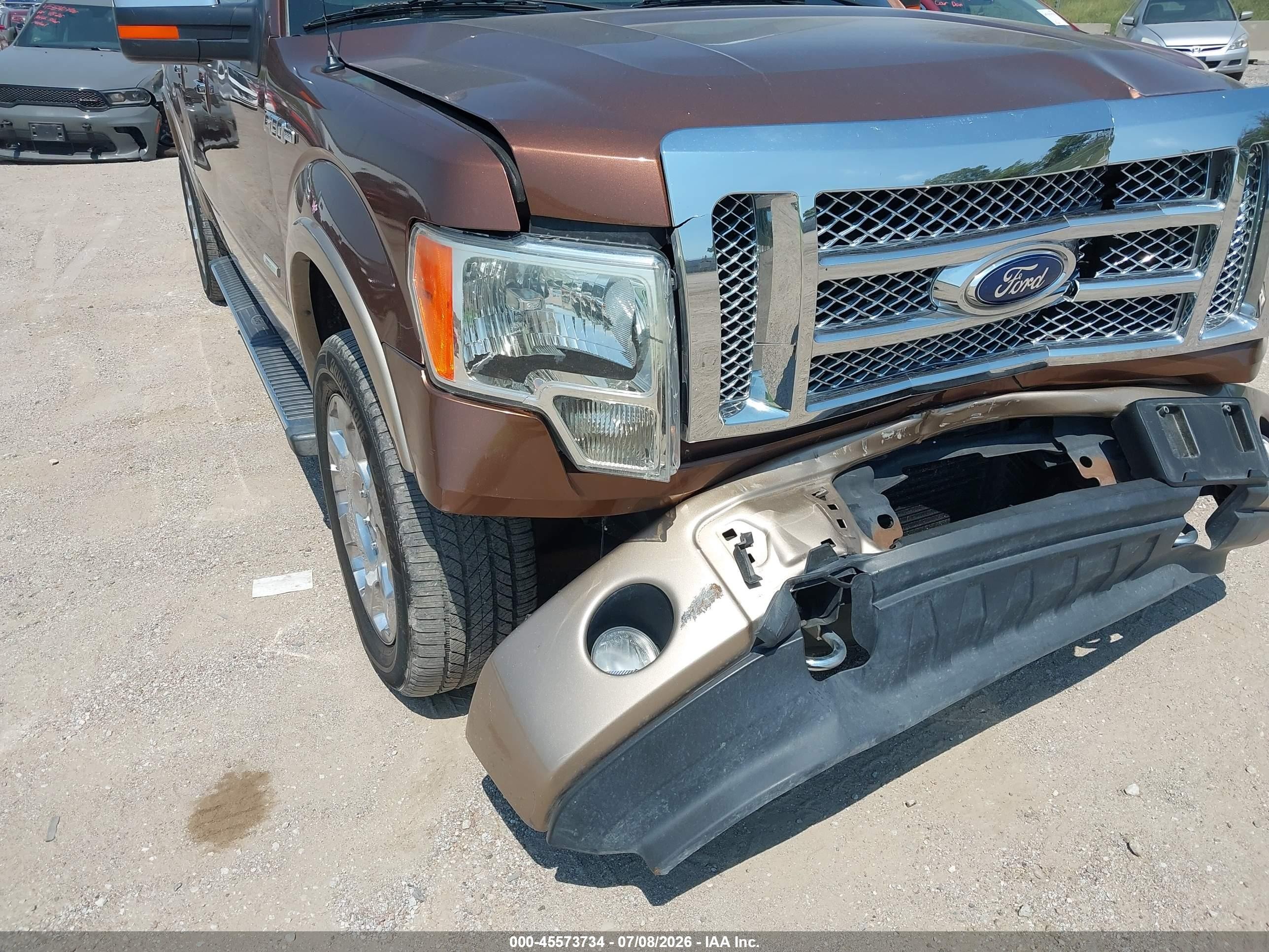 2011 Ford F-150 Fx4/king Ranch/lariat/platinum/xlt Brown vin: 1FTFW1ET3BFC65223