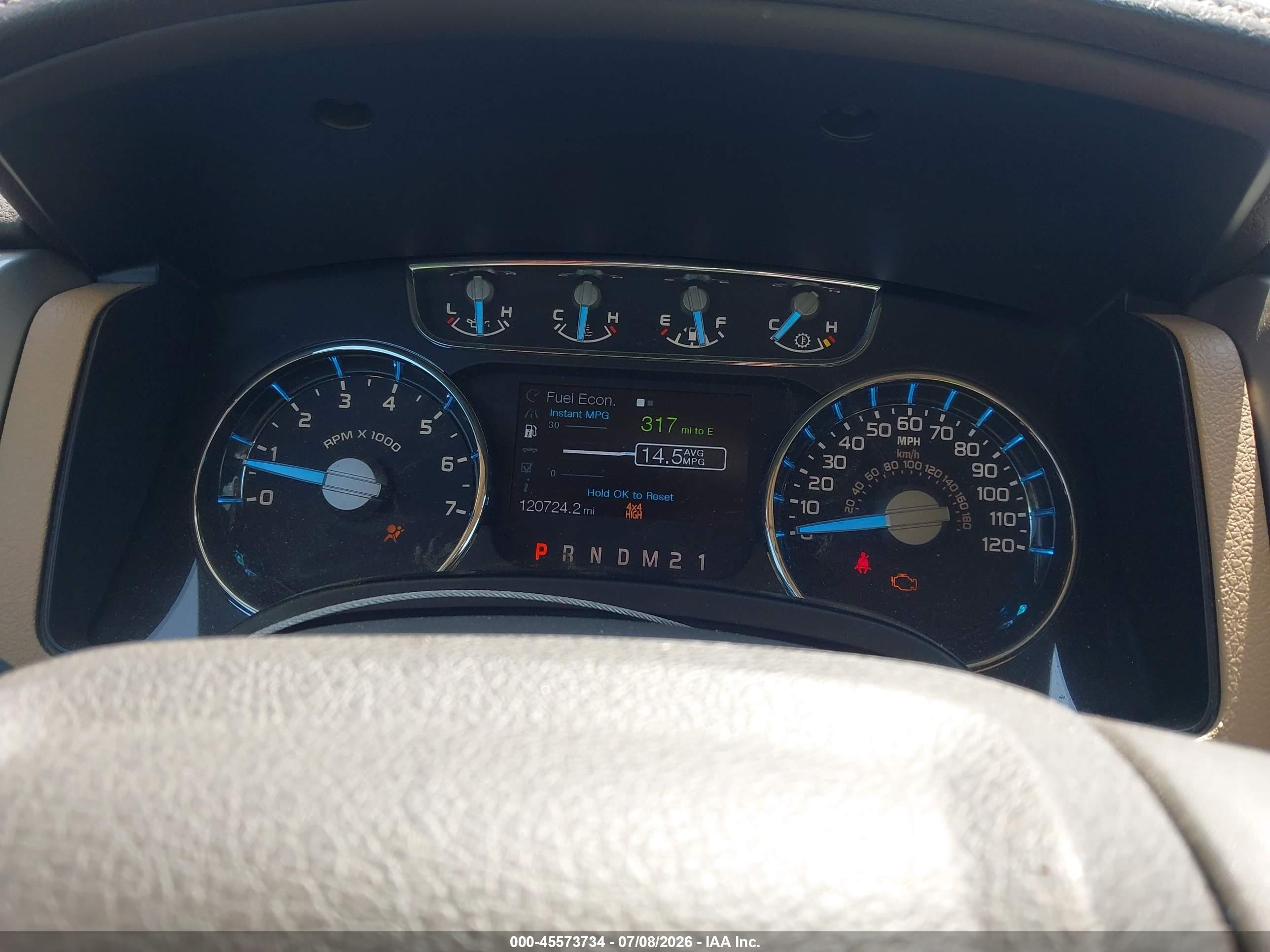 2011 Ford F-150 Fx4/king Ranch/lariat/platinum/xlt Brown vin: 1FTFW1ET3BFC65223