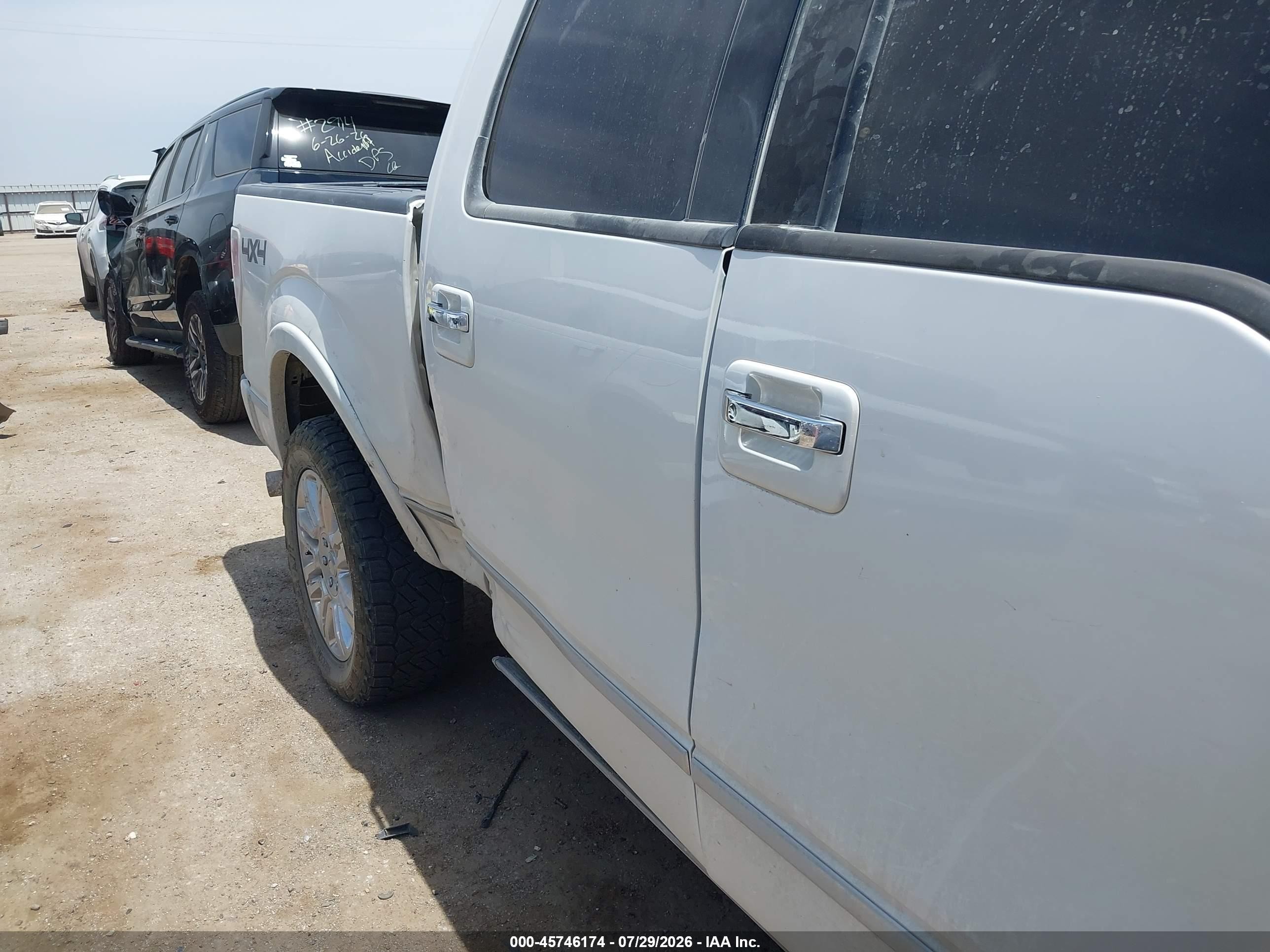 2011 Ford F-150 Platinum Белый vin: 1FTFW1ET3BFC91160