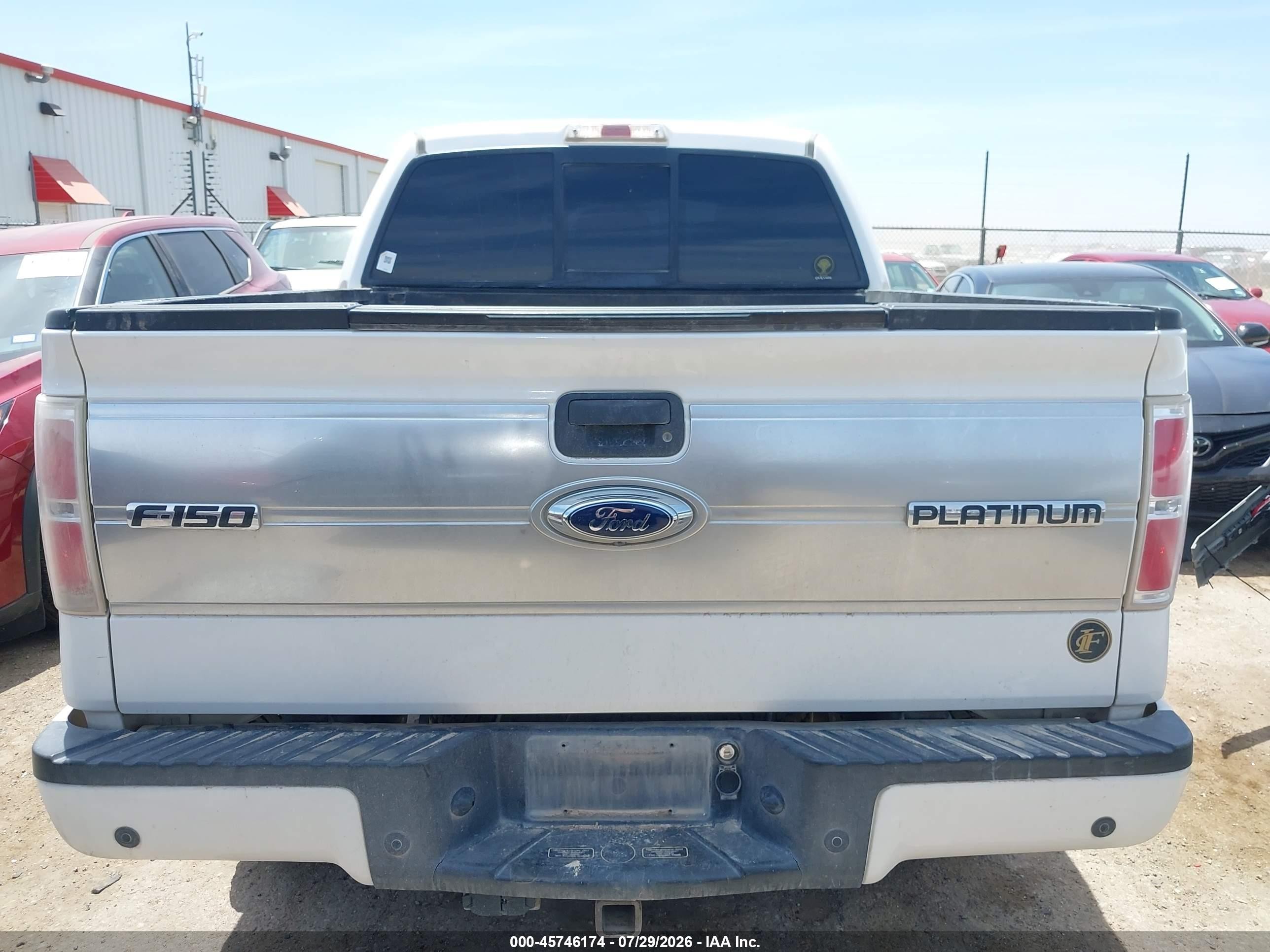 2011 Ford F-150 Platinum Белый vin: 1FTFW1ET3BFC91160