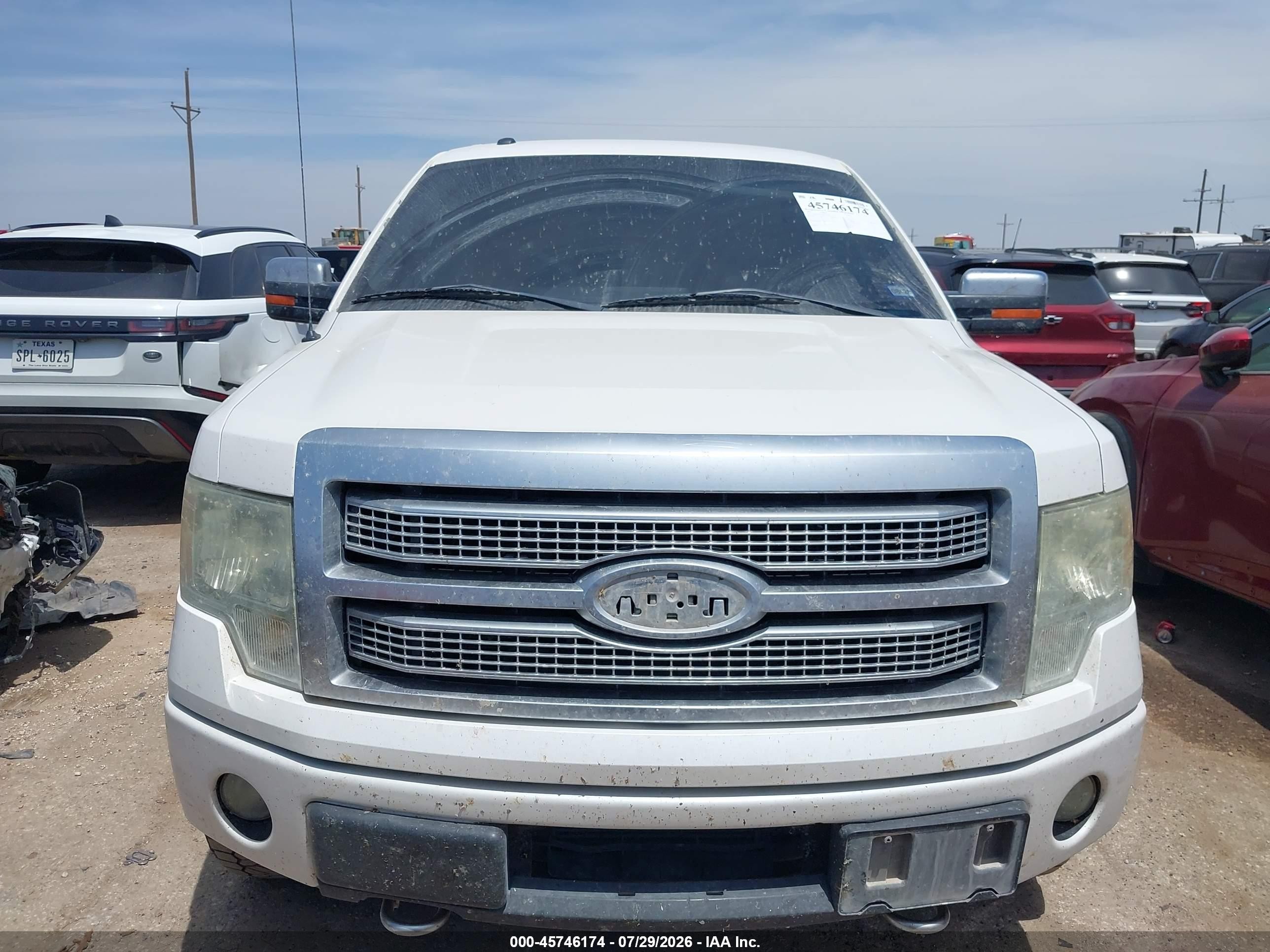 2011 Ford F-150 Platinum Белый vin: 1FTFW1ET3BFC91160