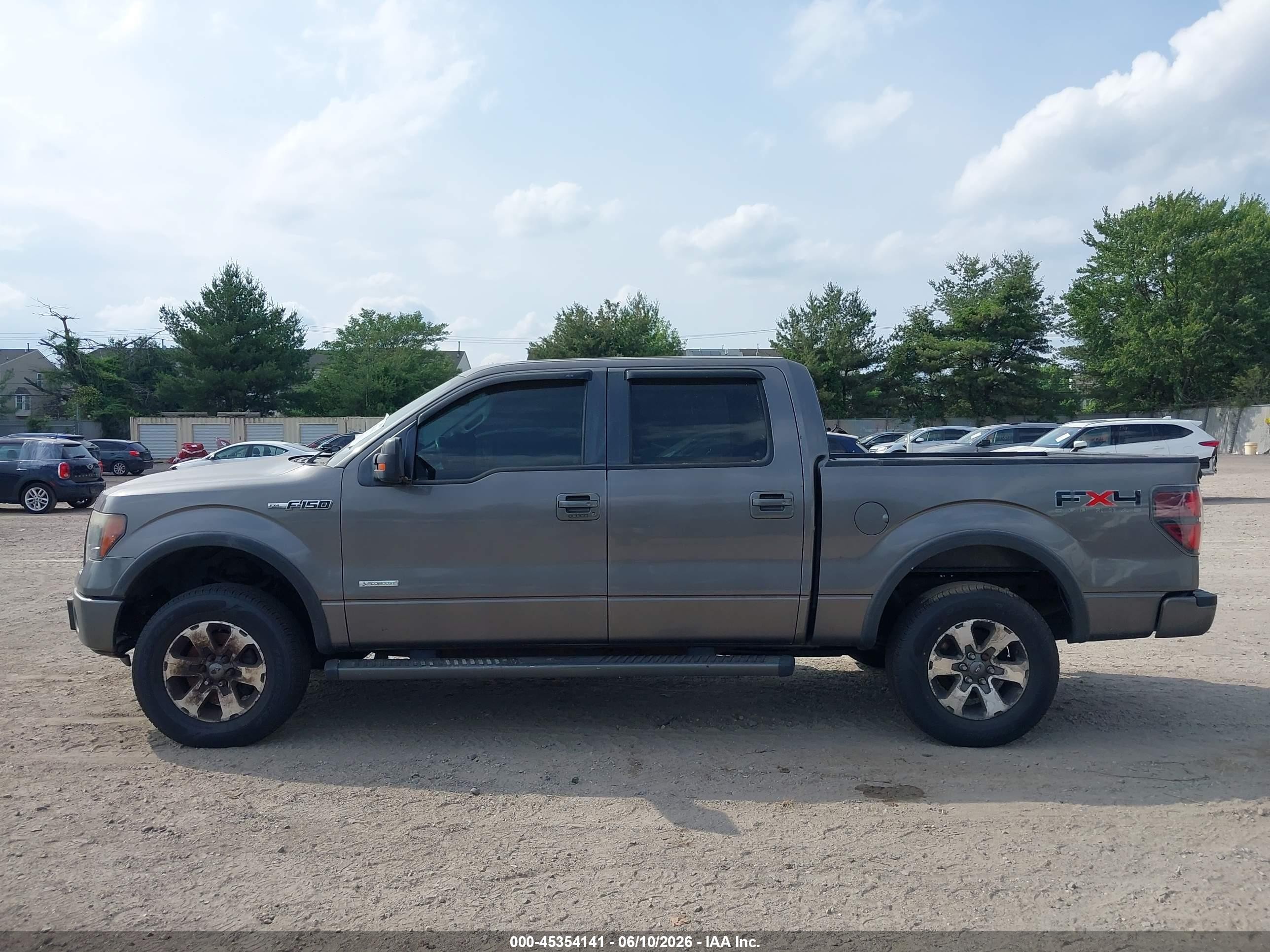 2011 Ford F-150 Fx4 Gray vin: 1FTFW1ET3BFC99209