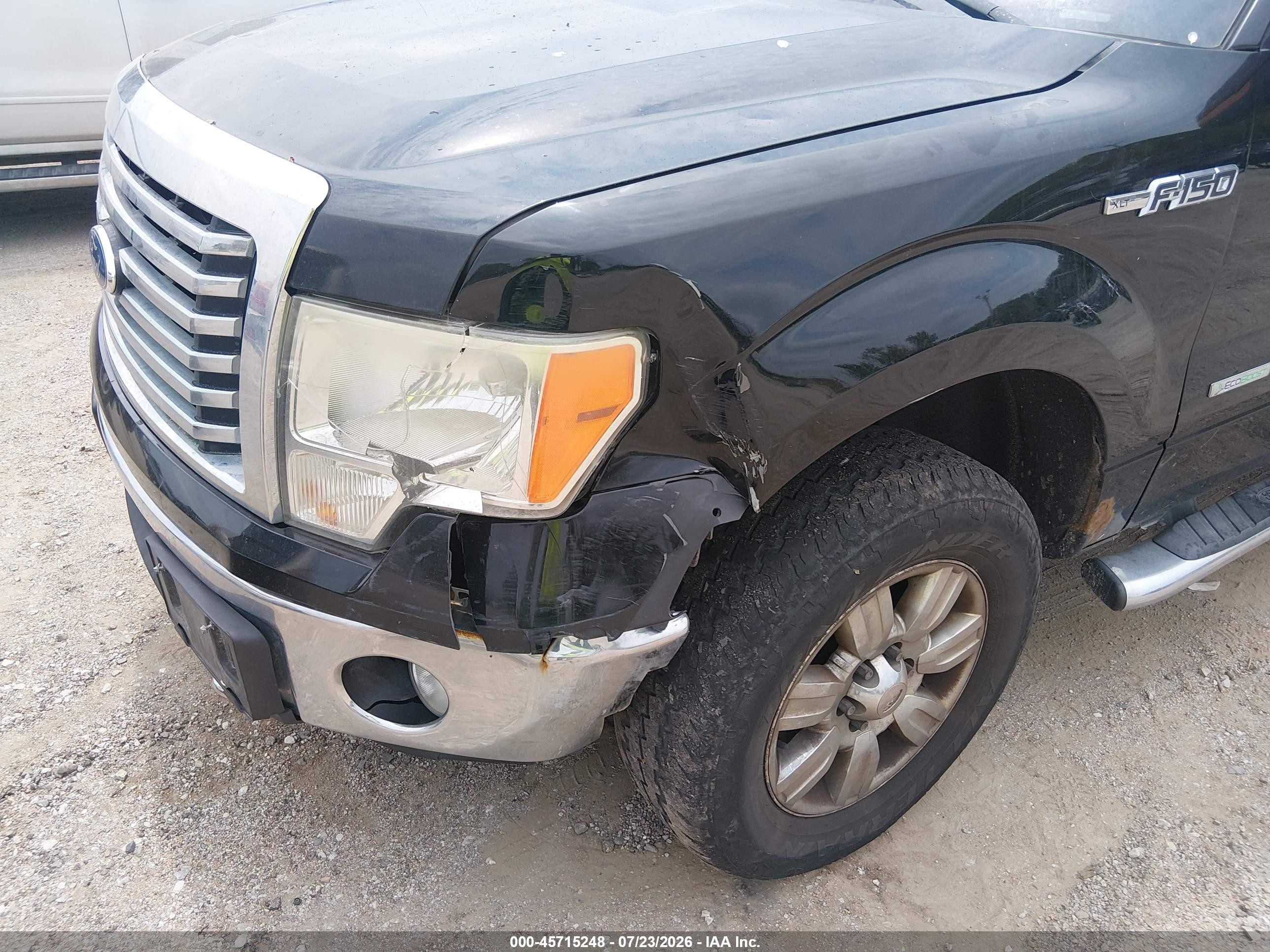 2011 Ford F-150 Xlt Black vin: 1FTFW1ET3BKE09098