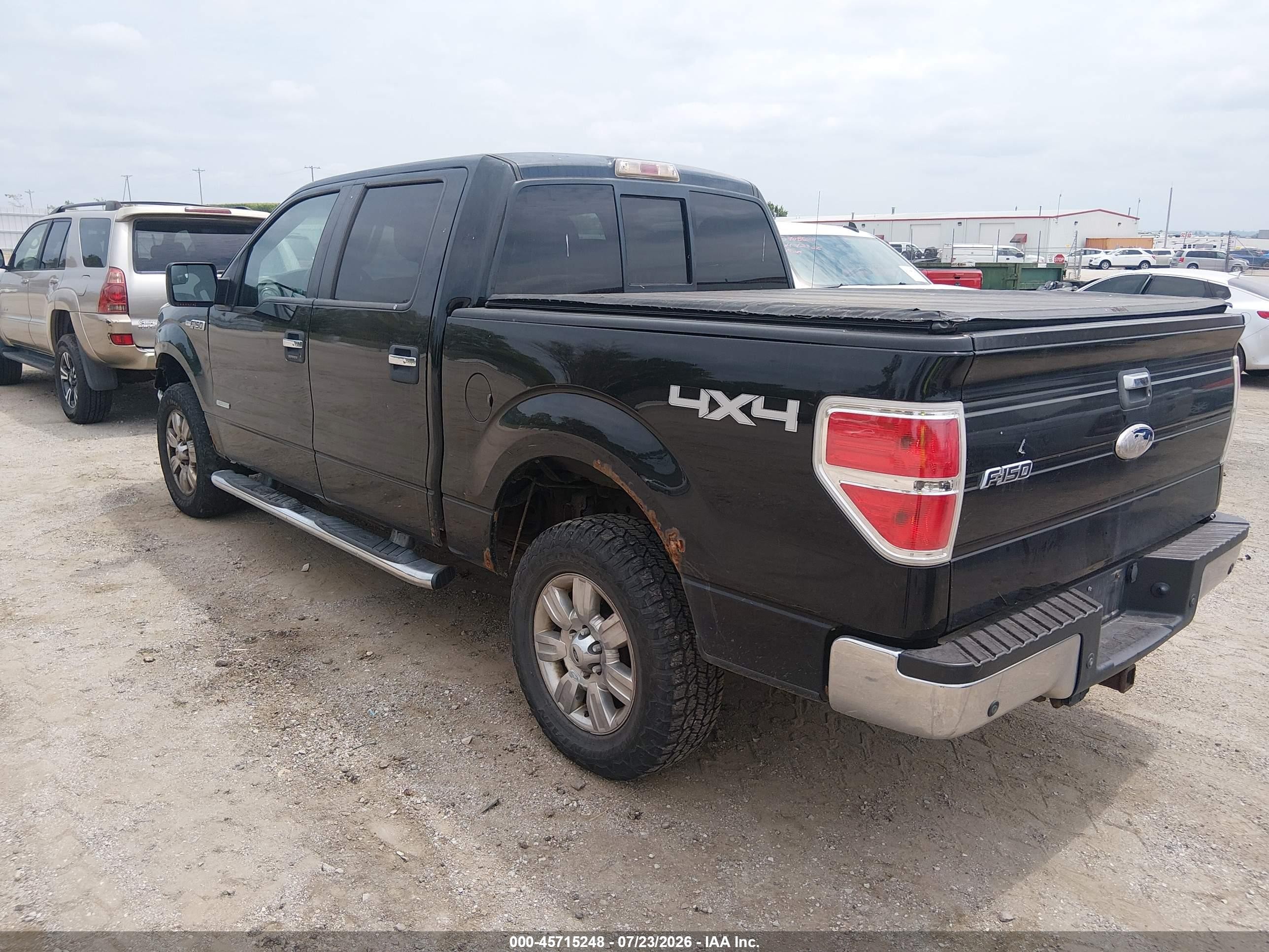 2011 Ford F-150 Xlt Black vin: 1FTFW1ET3BKE09098