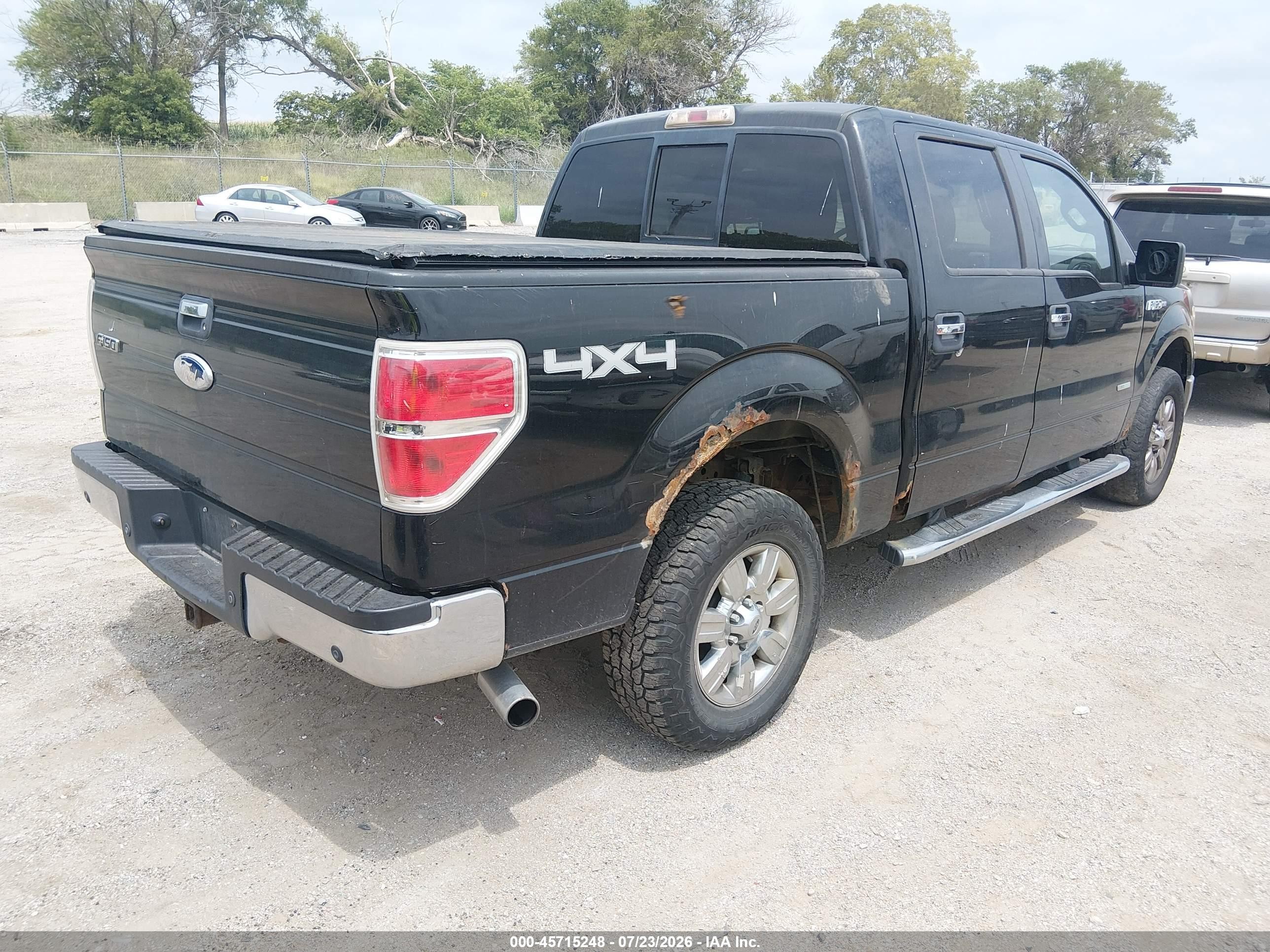 2011 Ford F-150 Xlt Black vin: 1FTFW1ET3BKE09098