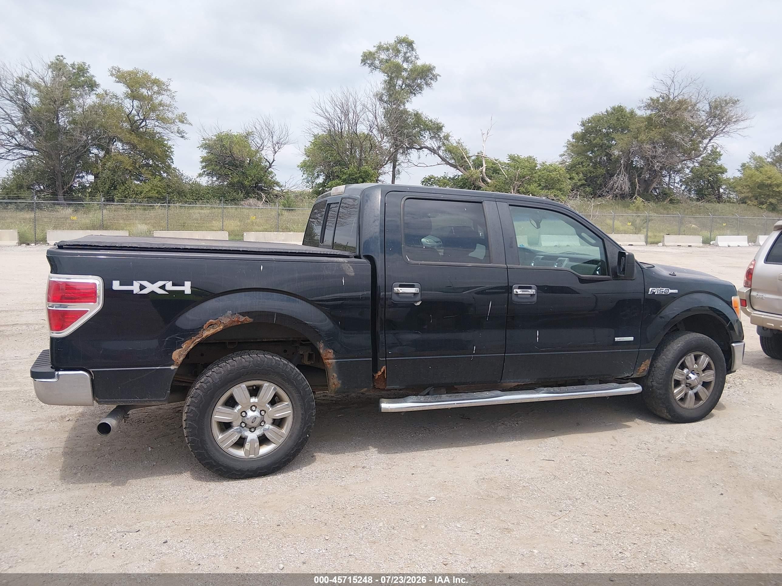 2011 Ford F-150 Xlt Black vin: 1FTFW1ET3BKE09098