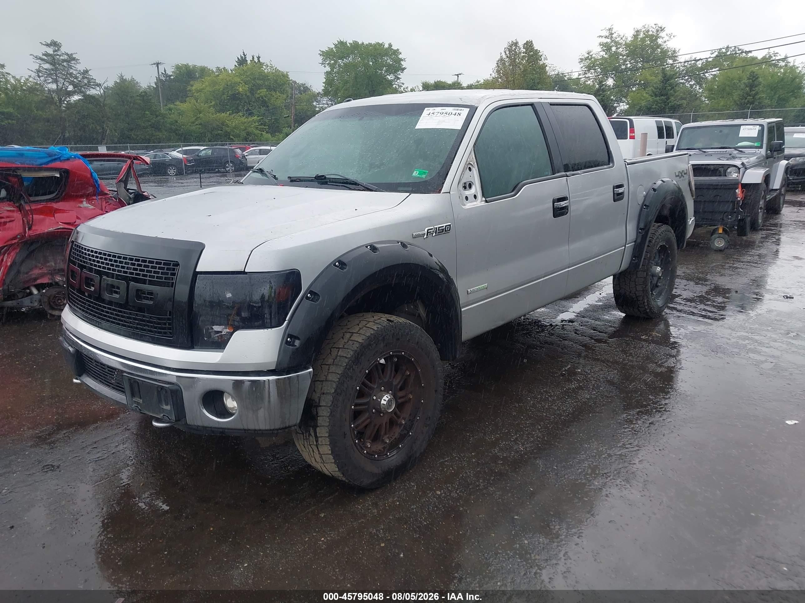 2012 Ford F-150 Xlt Silver vin: 1FTFW1ET3CFA11917