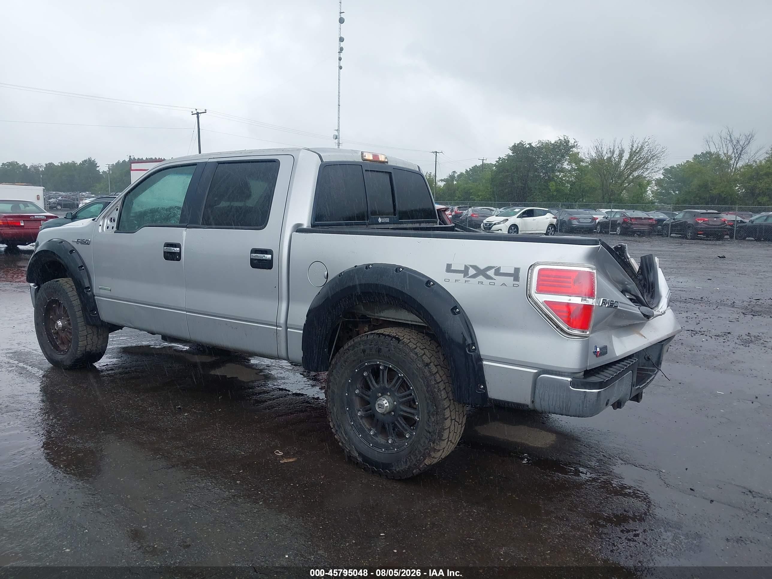 2012 Ford F-150 Xlt Silver vin: 1FTFW1ET3CFA11917