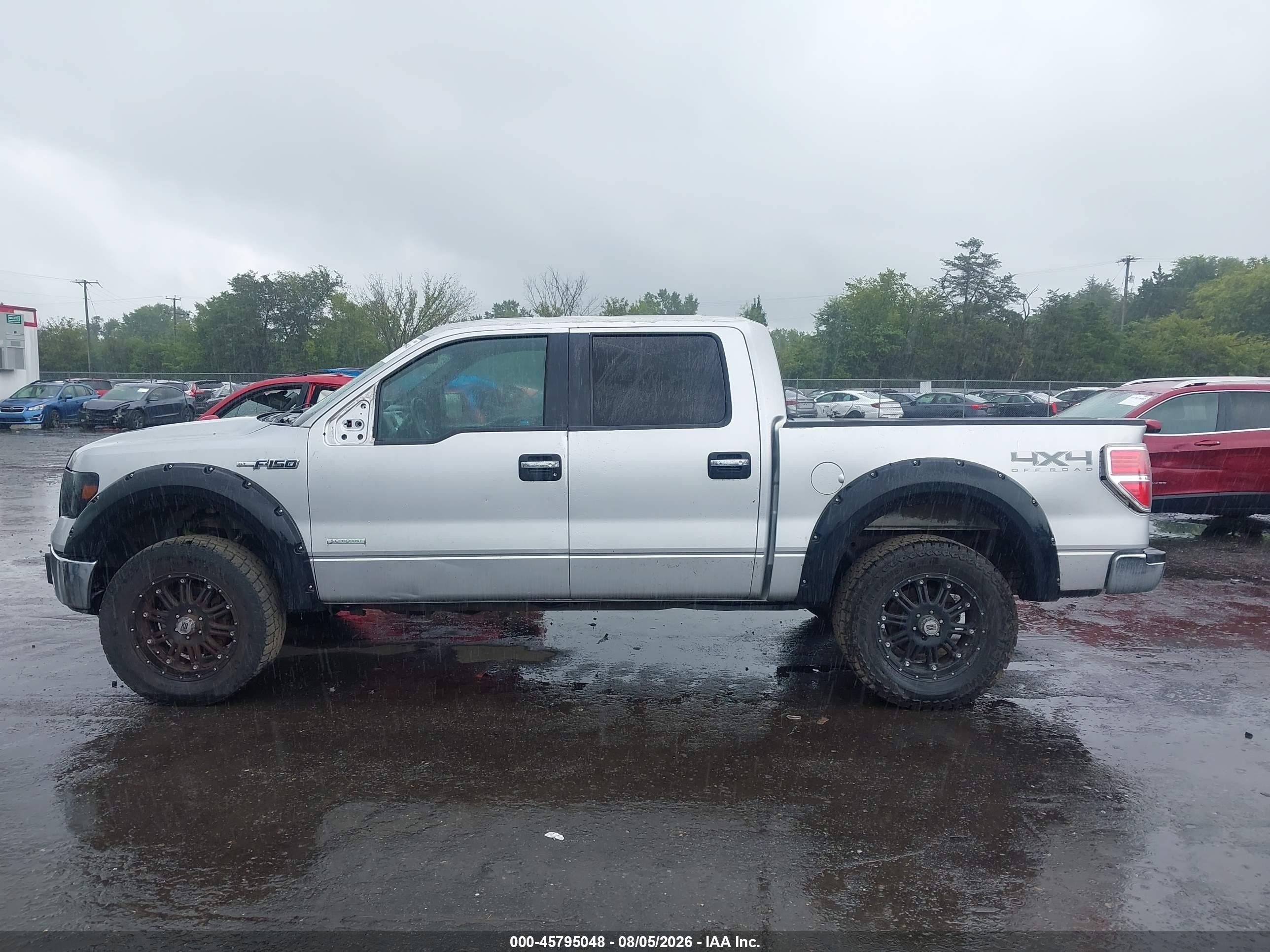 2012 Ford F-150 Xlt Silver vin: 1FTFW1ET3CFA11917