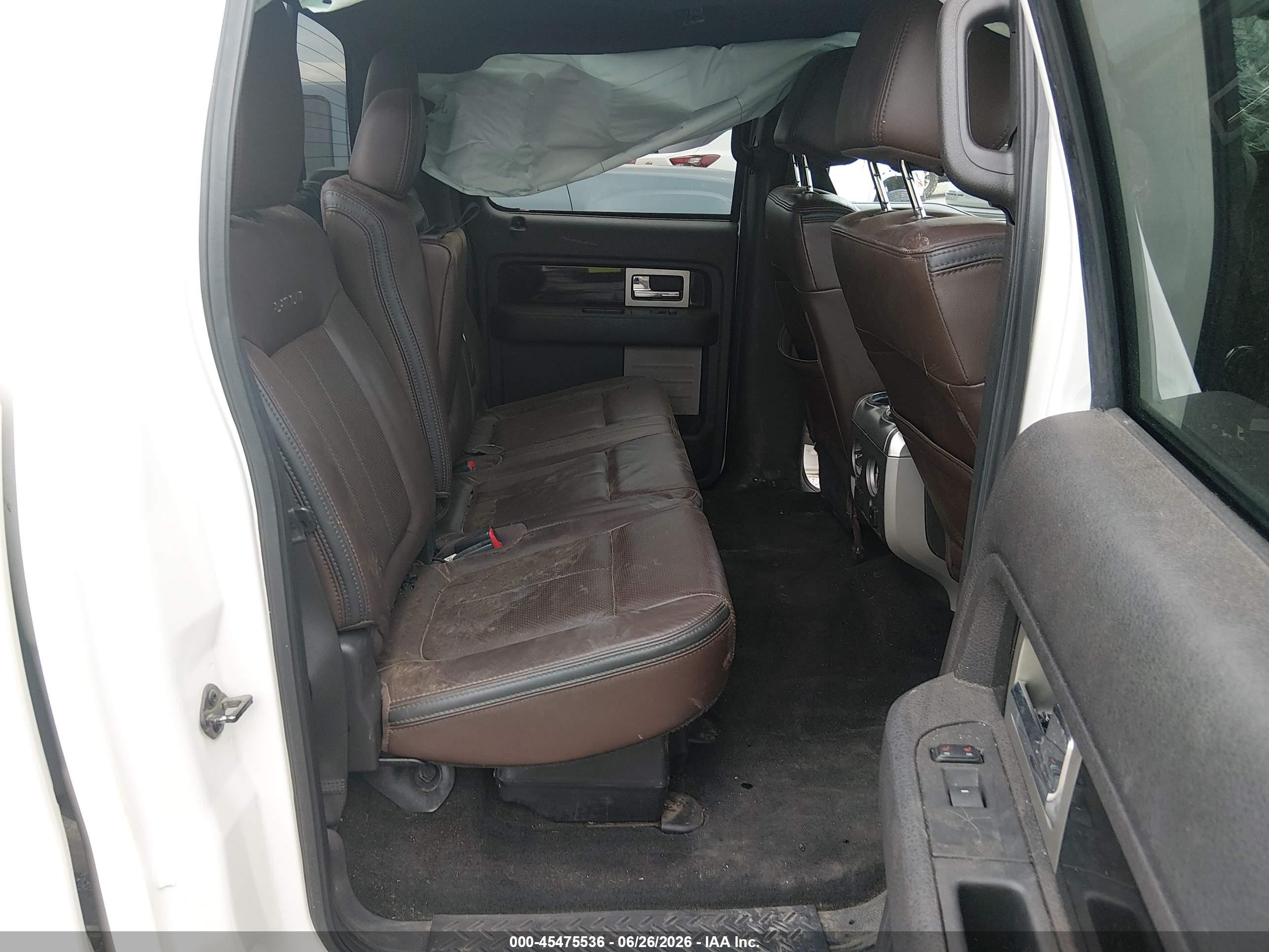 2012 Ford F-150 Platinum White vin: 1FTFW1ET3CFA70188