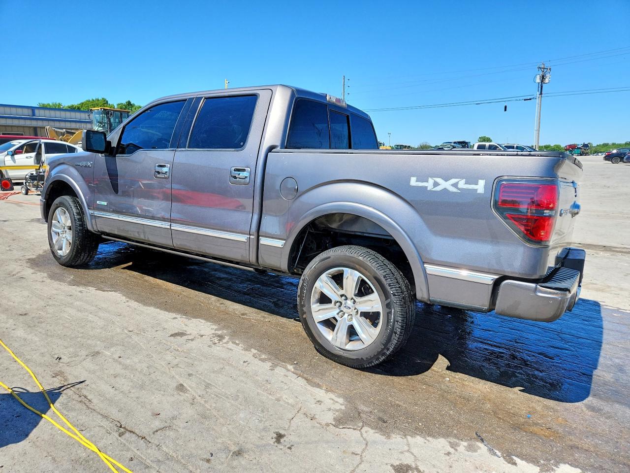2012 Ford F150 Supercrew Gray vin: 1FTFW1ET3CFA88481