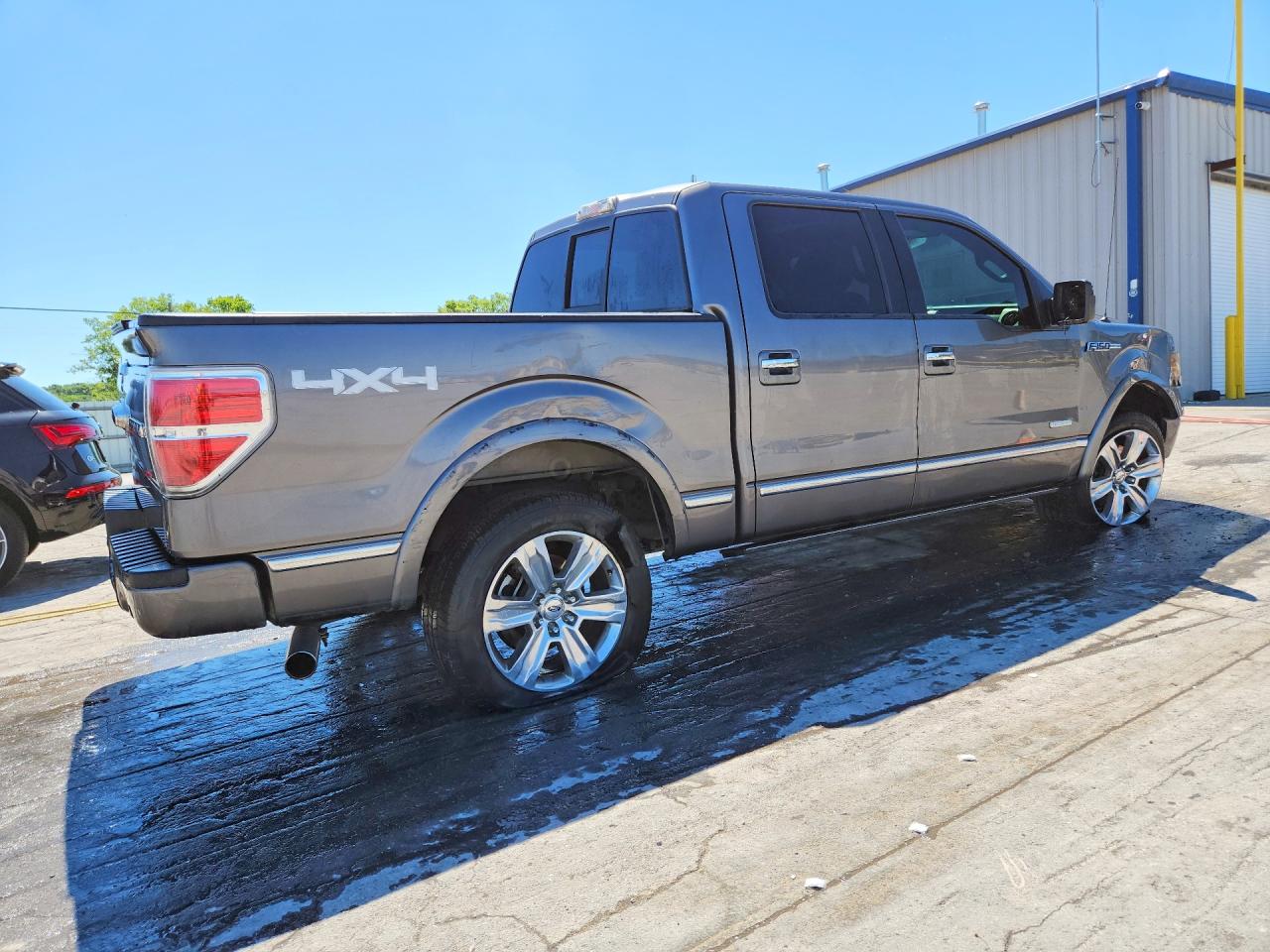 2012 Ford F150 Supercrew Gray vin: 1FTFW1ET3CFA88481